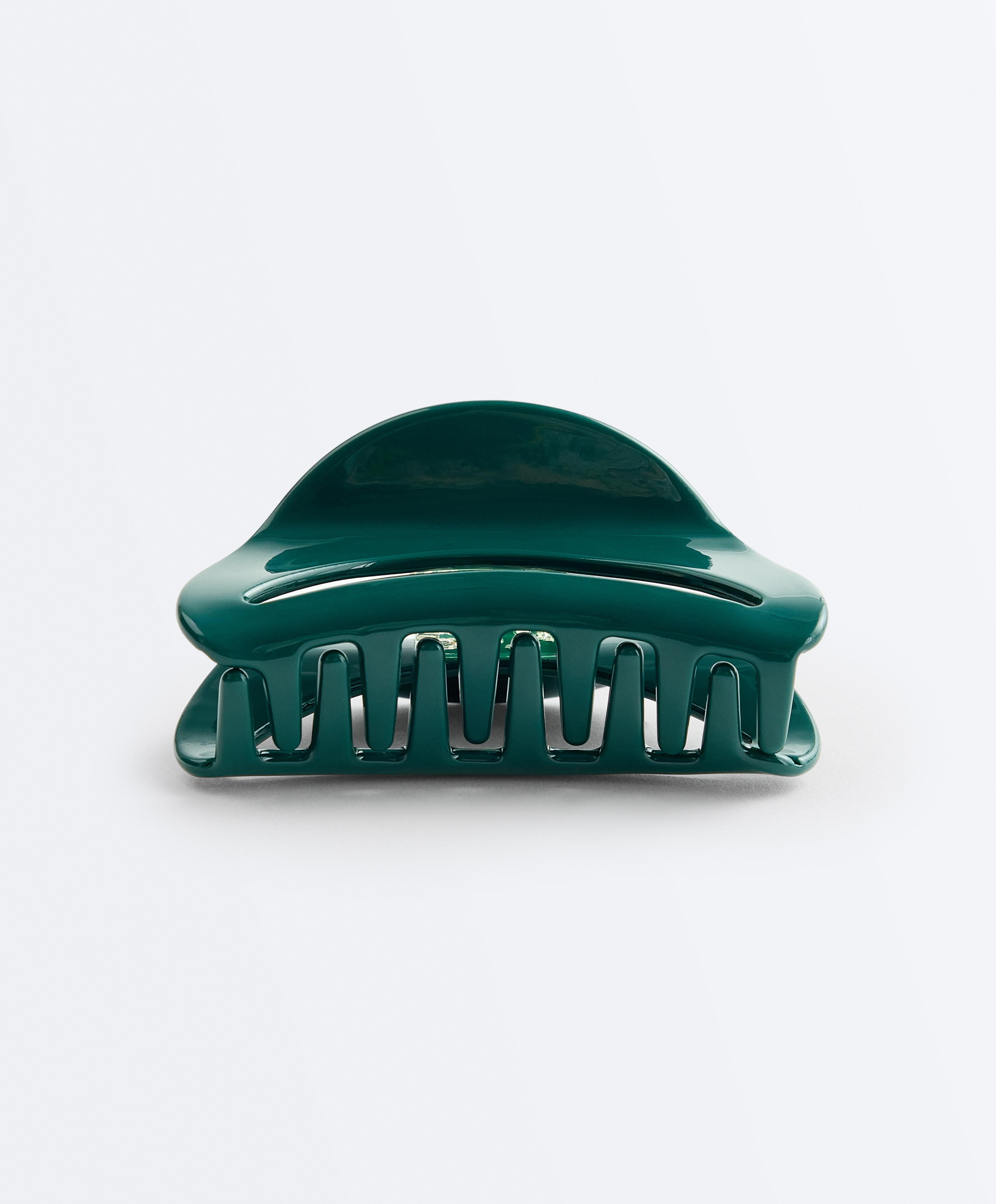 Large hair clip — GREEN