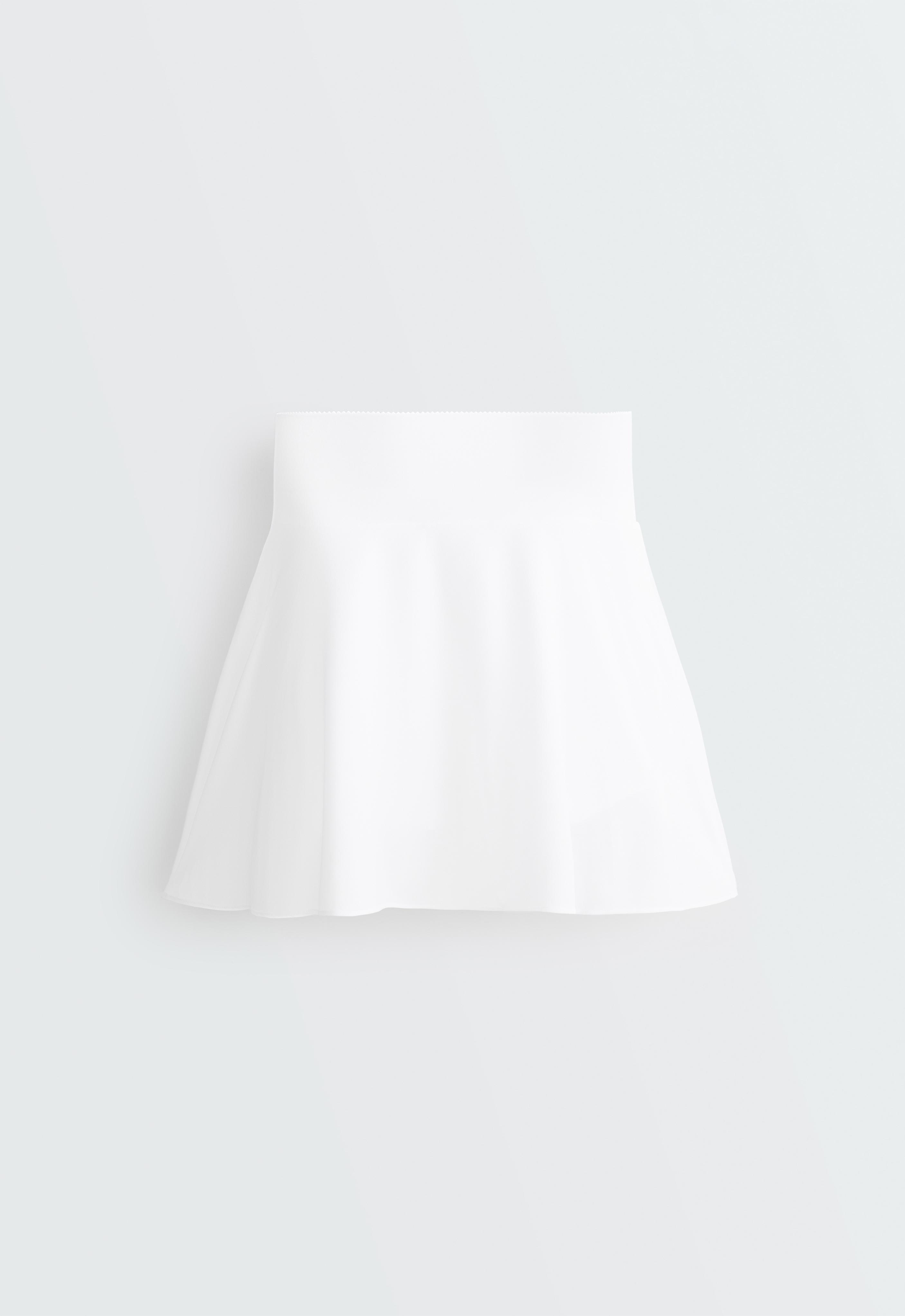 High rise Compressive skirt — WHITE 
