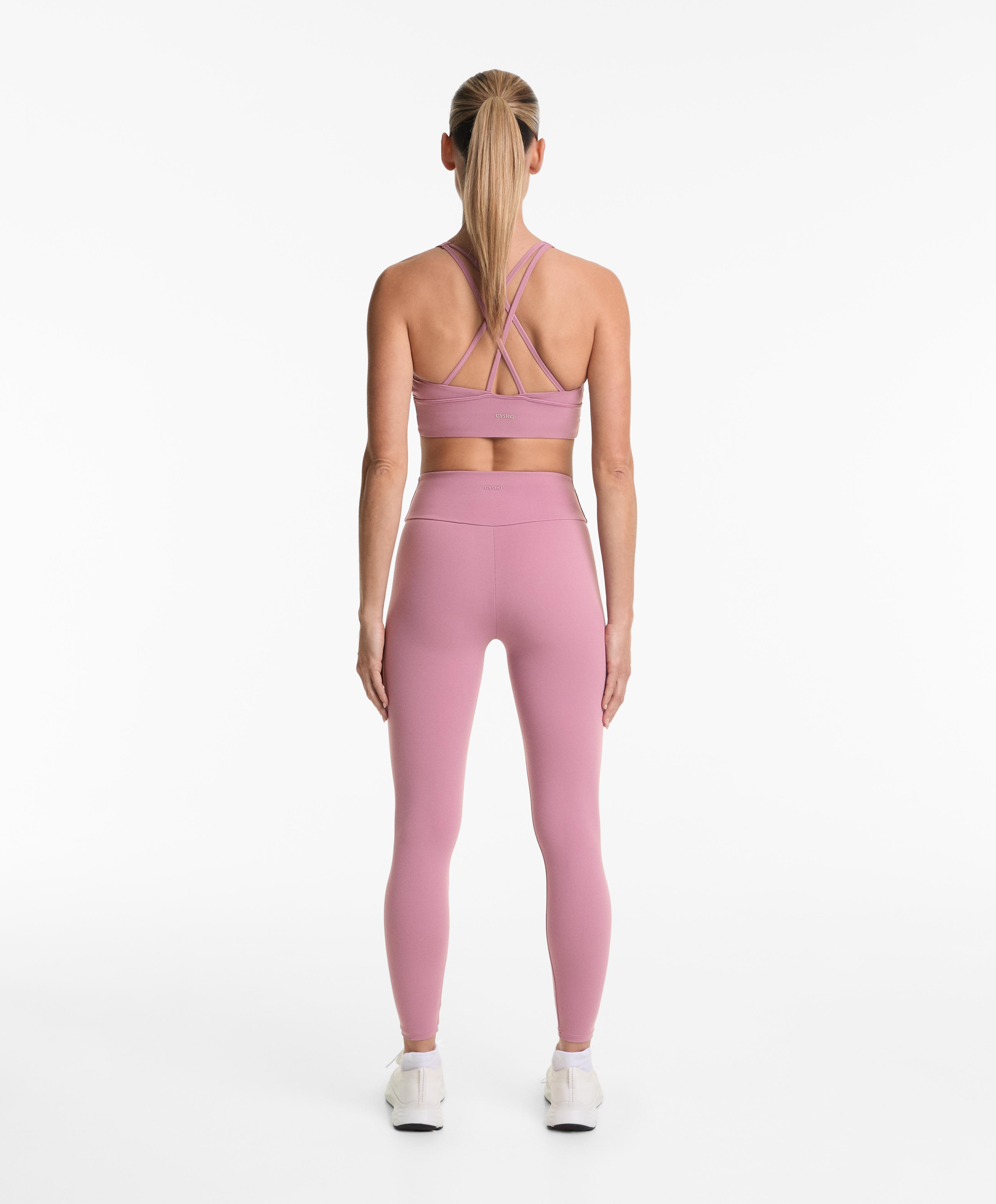 Pink comfortlux high-rise total look