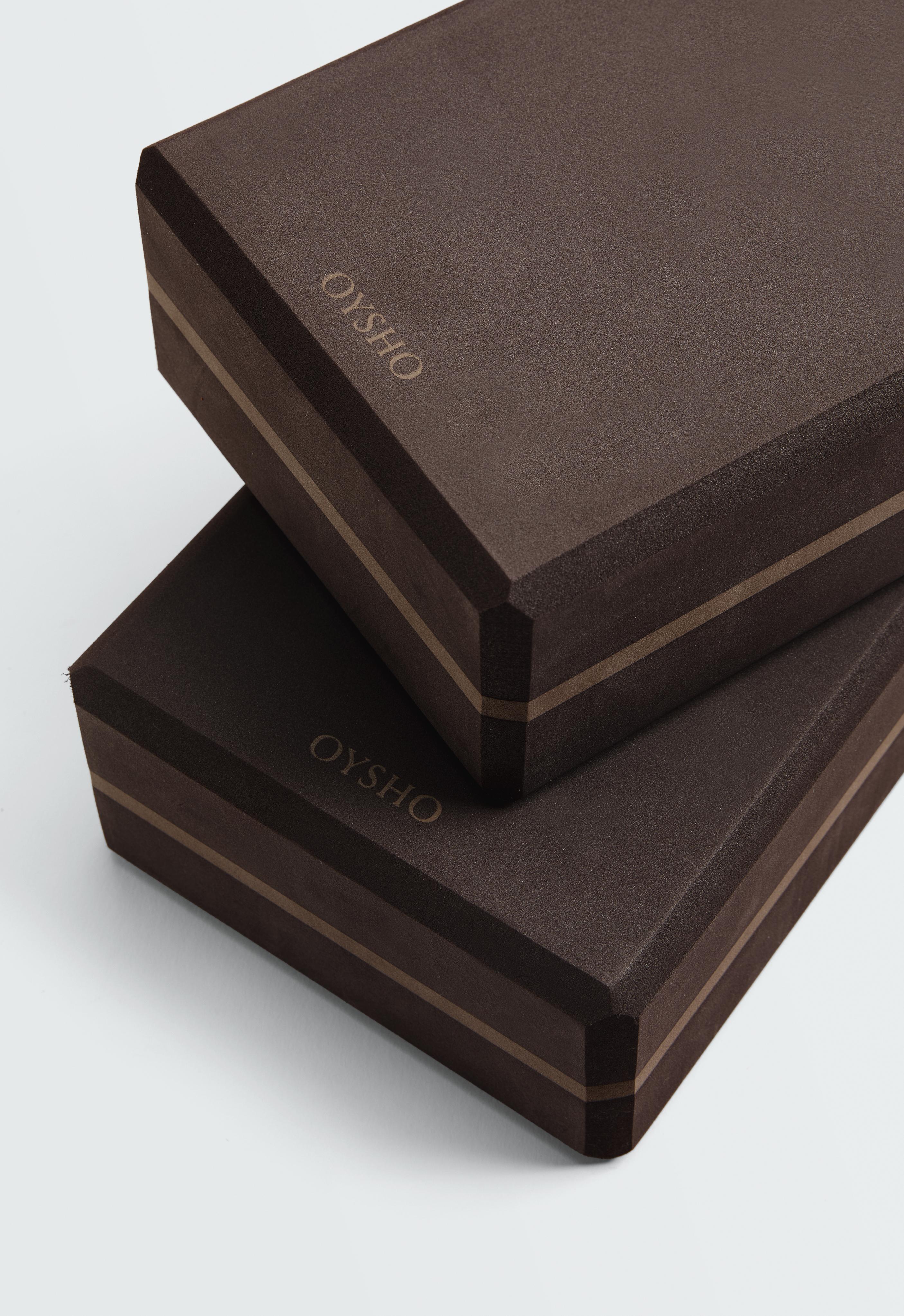 Yoga block pack — BROWN