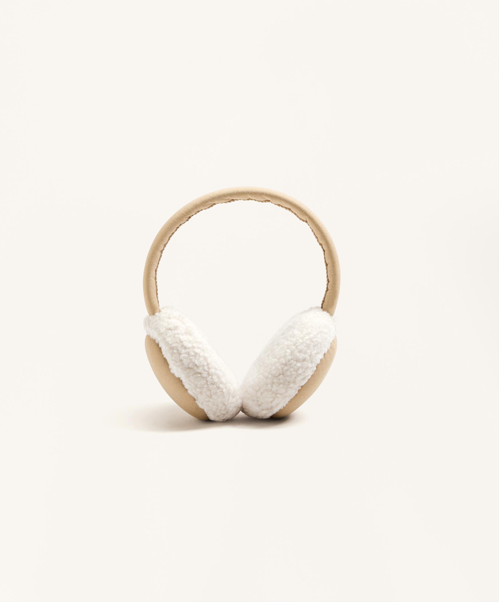 واقي أذنين من الفرو الاصطناعي المتباين