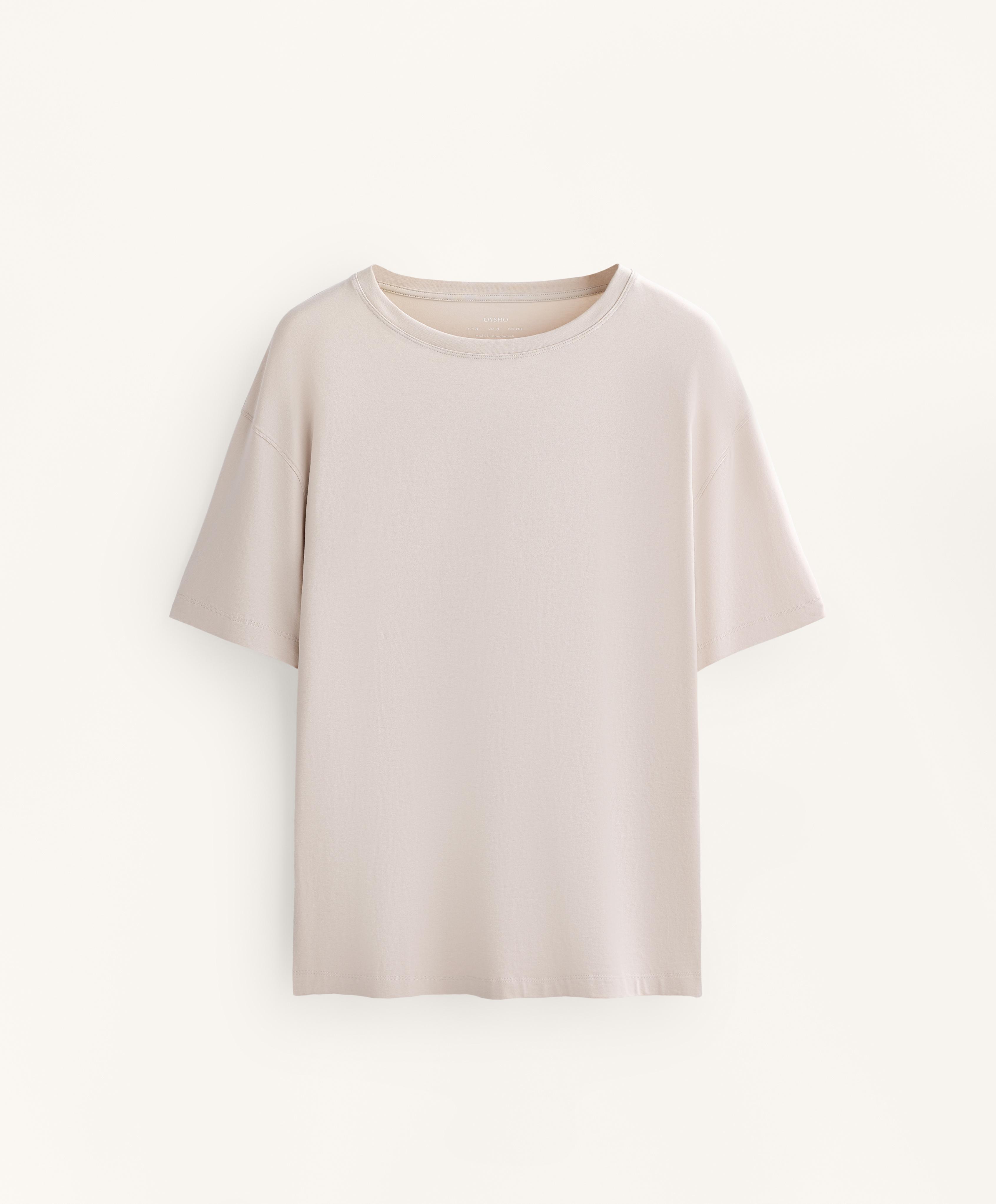 Short sleeve cotton blend T-shirt Short sleeve cotton blend T-shirt