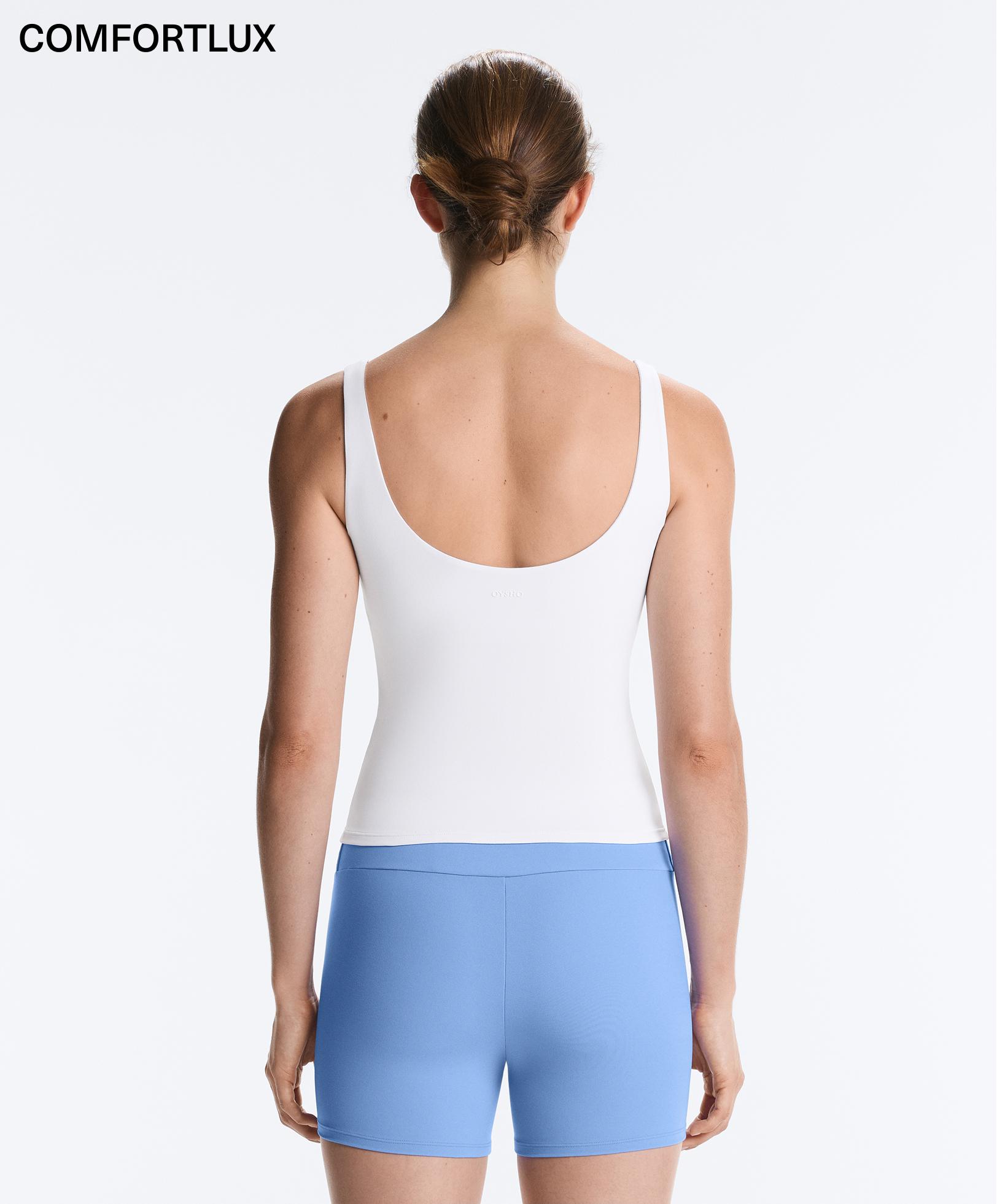 Long square neck Comfortlux tank top