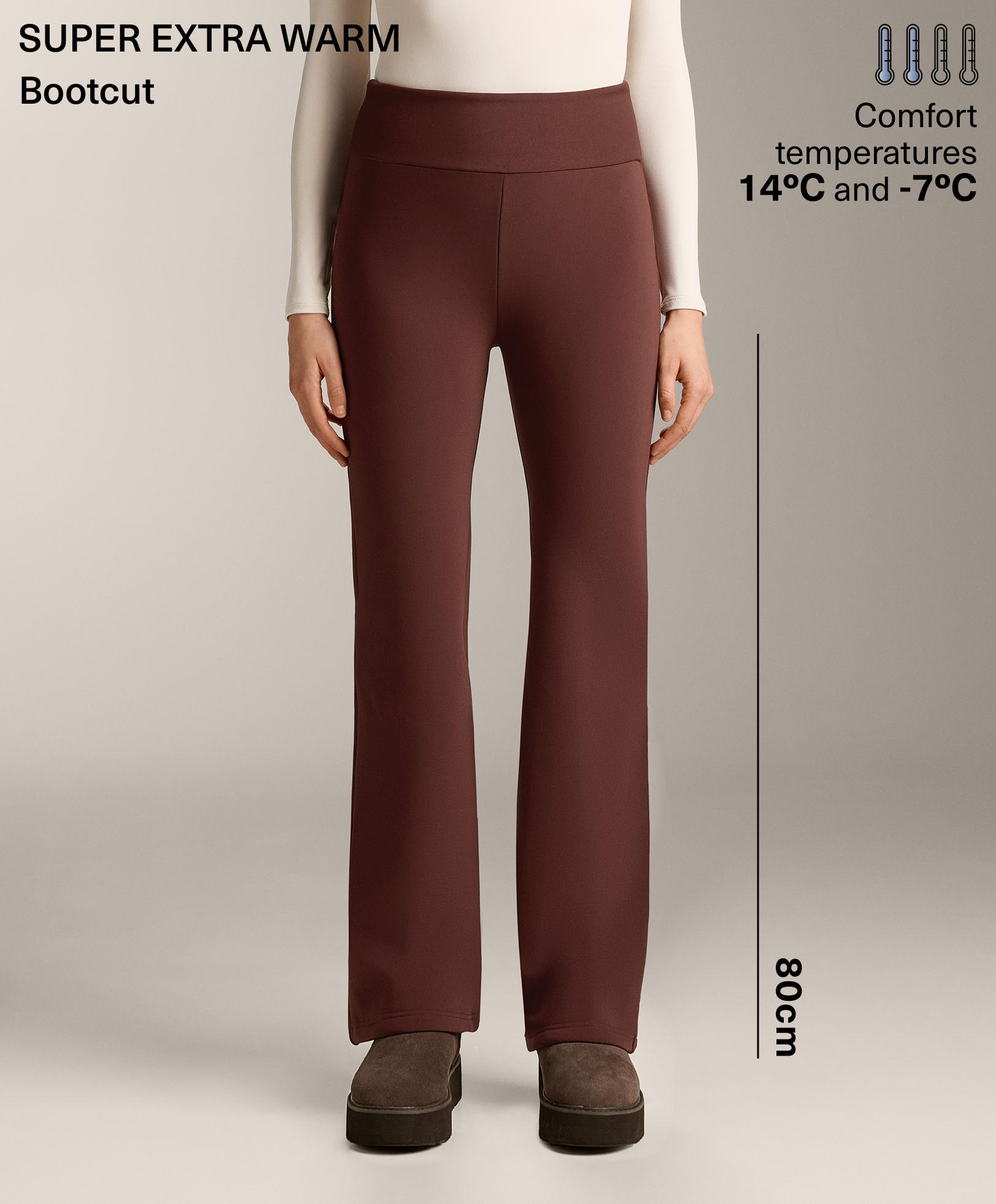 Bootcut seamless high rise super extra Warm trousers - Sale