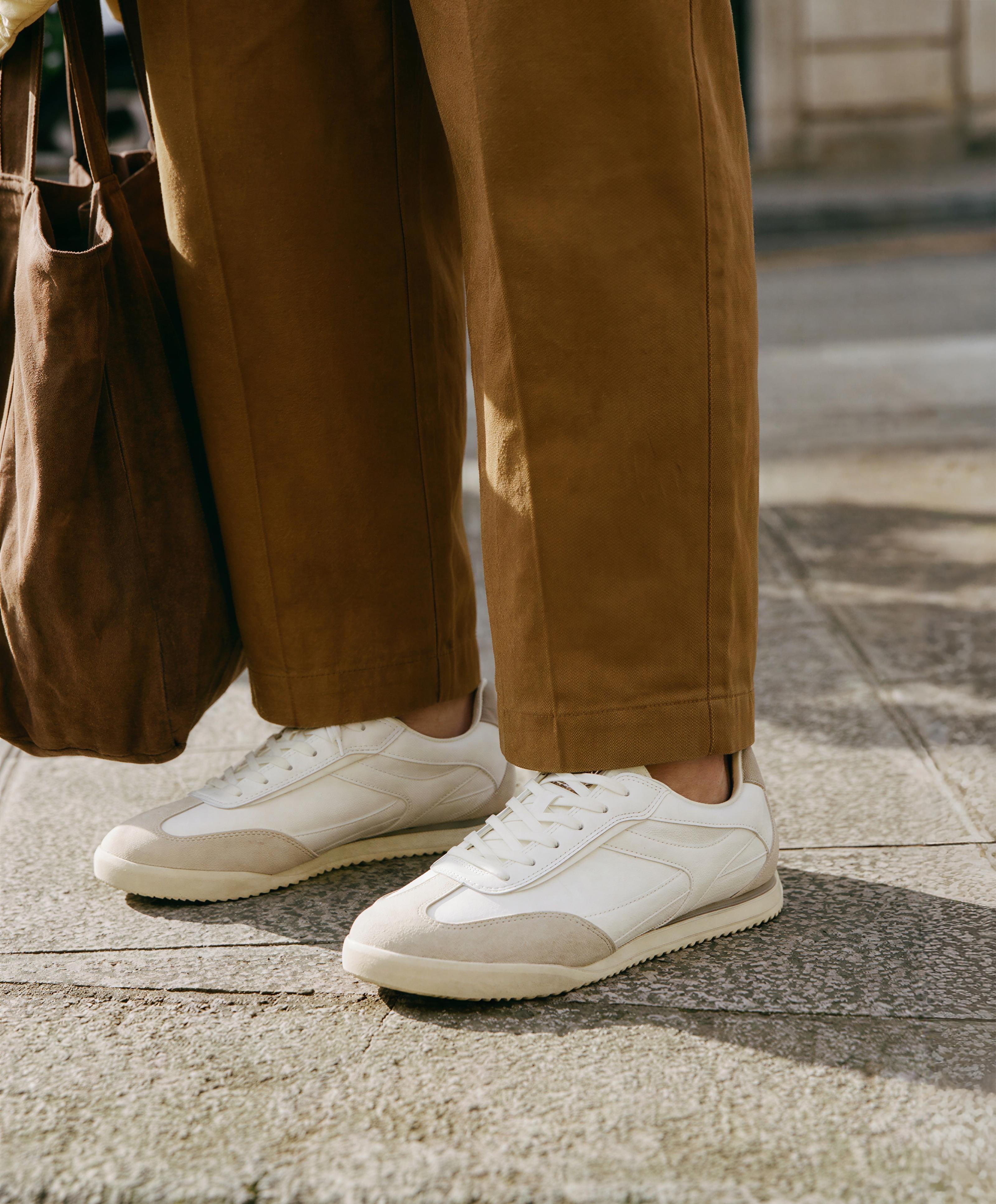 Retro-style trainers — WHITE