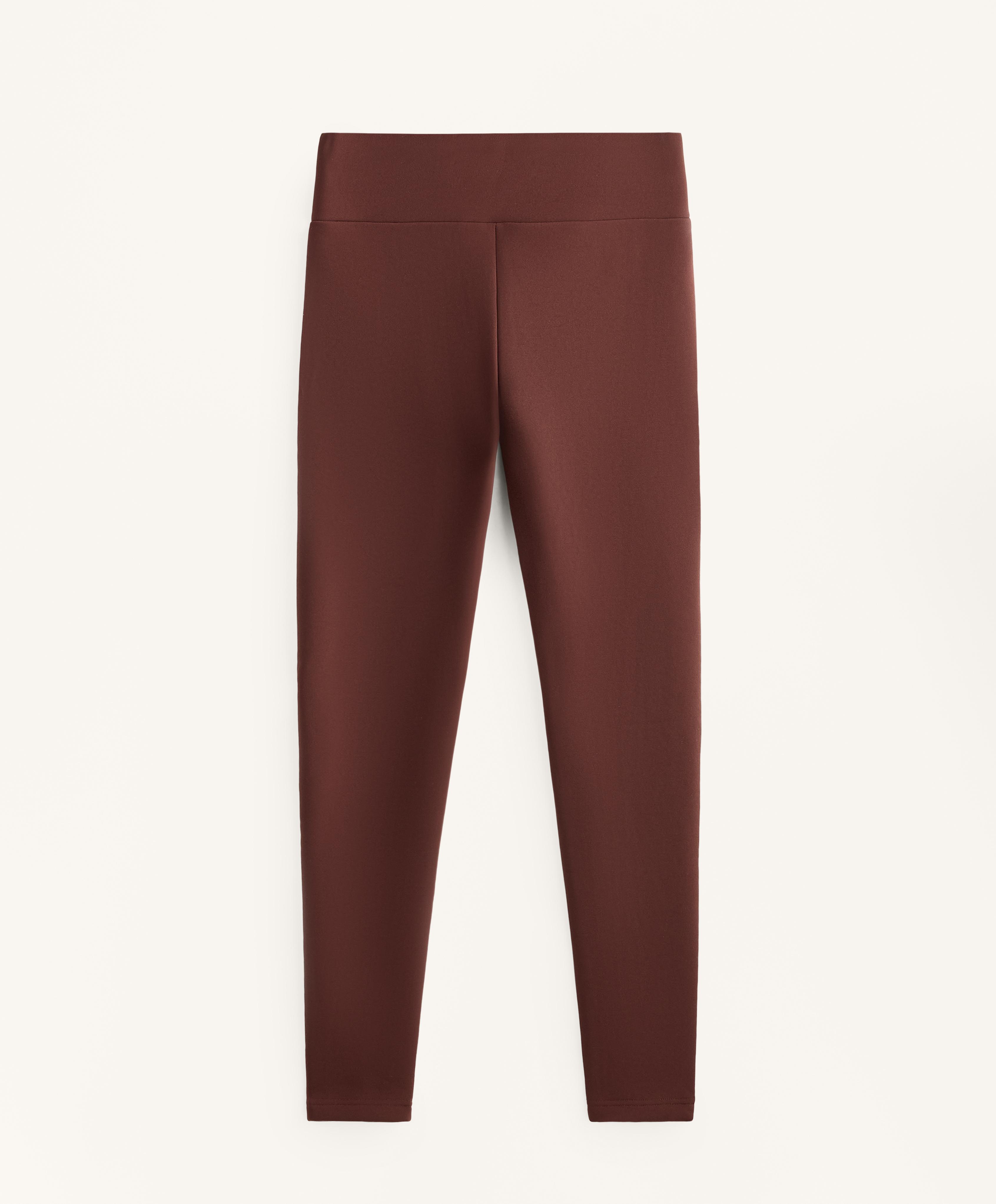 Super-extra-warm seamless 70cm high-rise ankle-length leggings