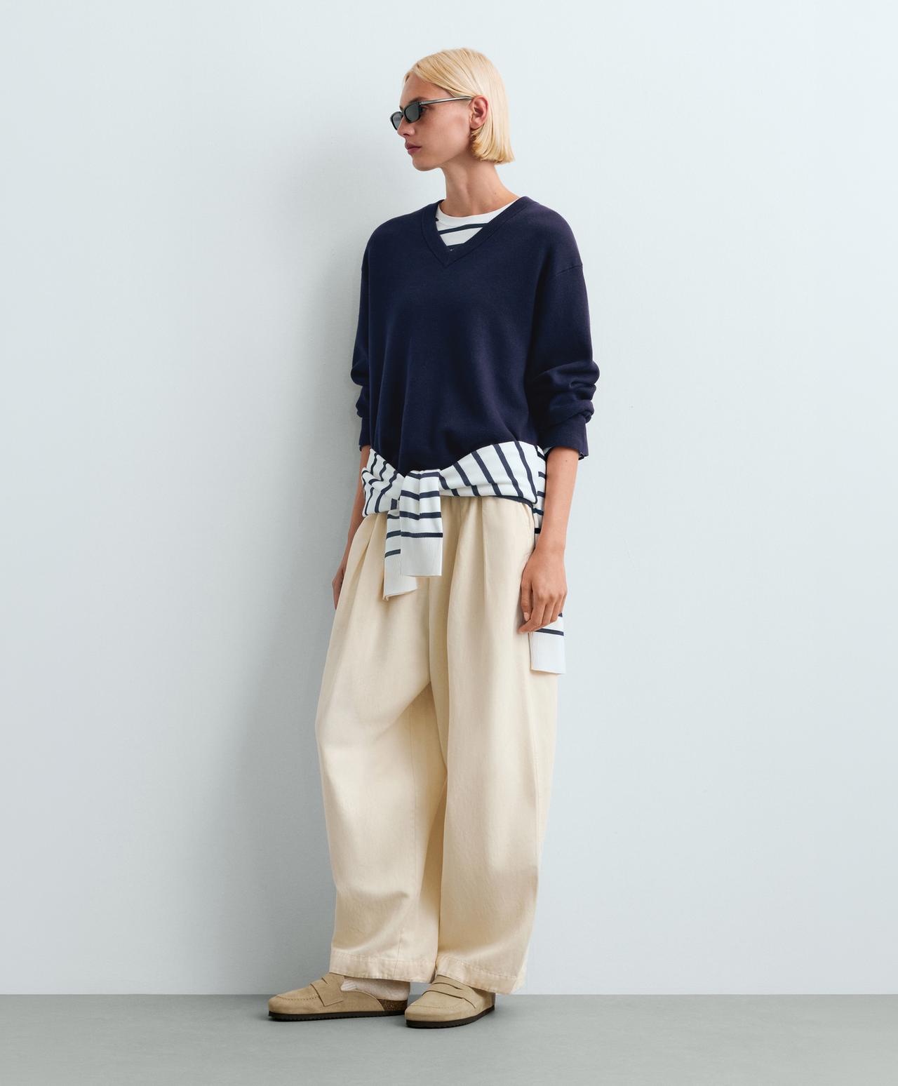 Suede clog — SAND