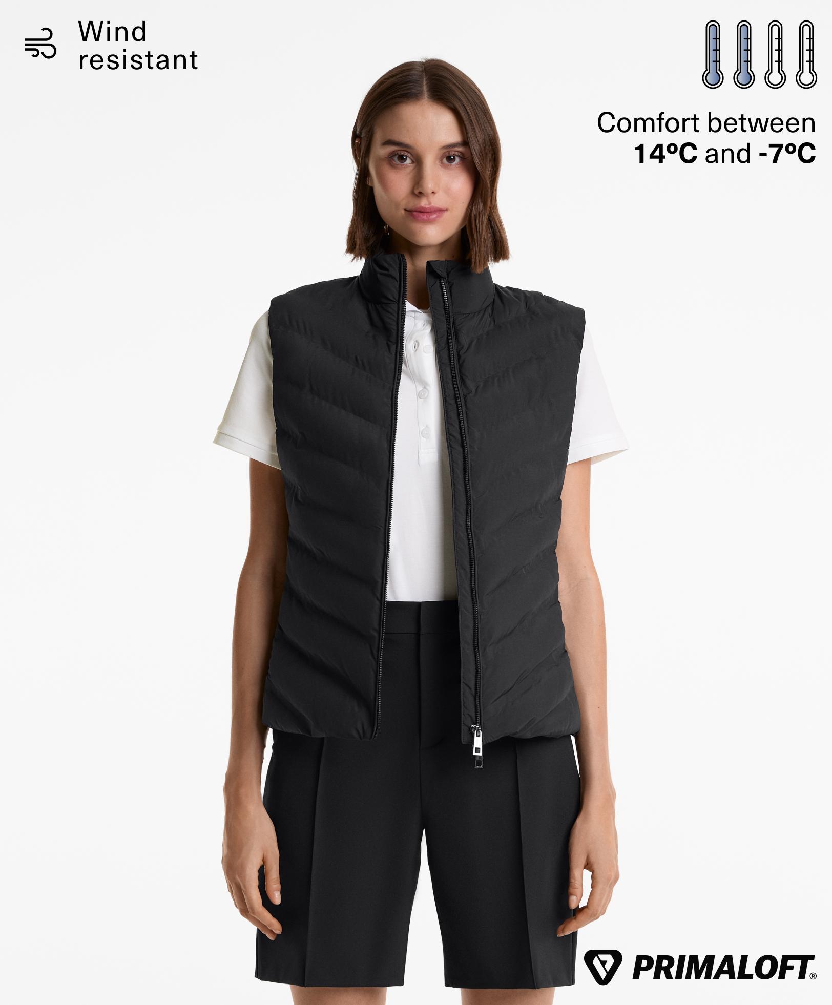 Primaloft® water-repellent padded technical gilet