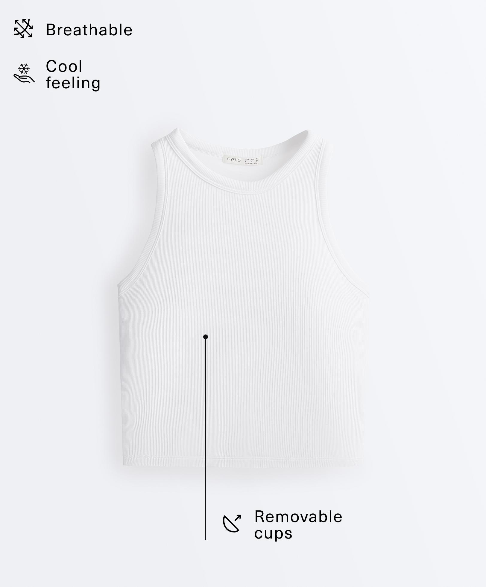 Дълъг Rib Tank top от модал