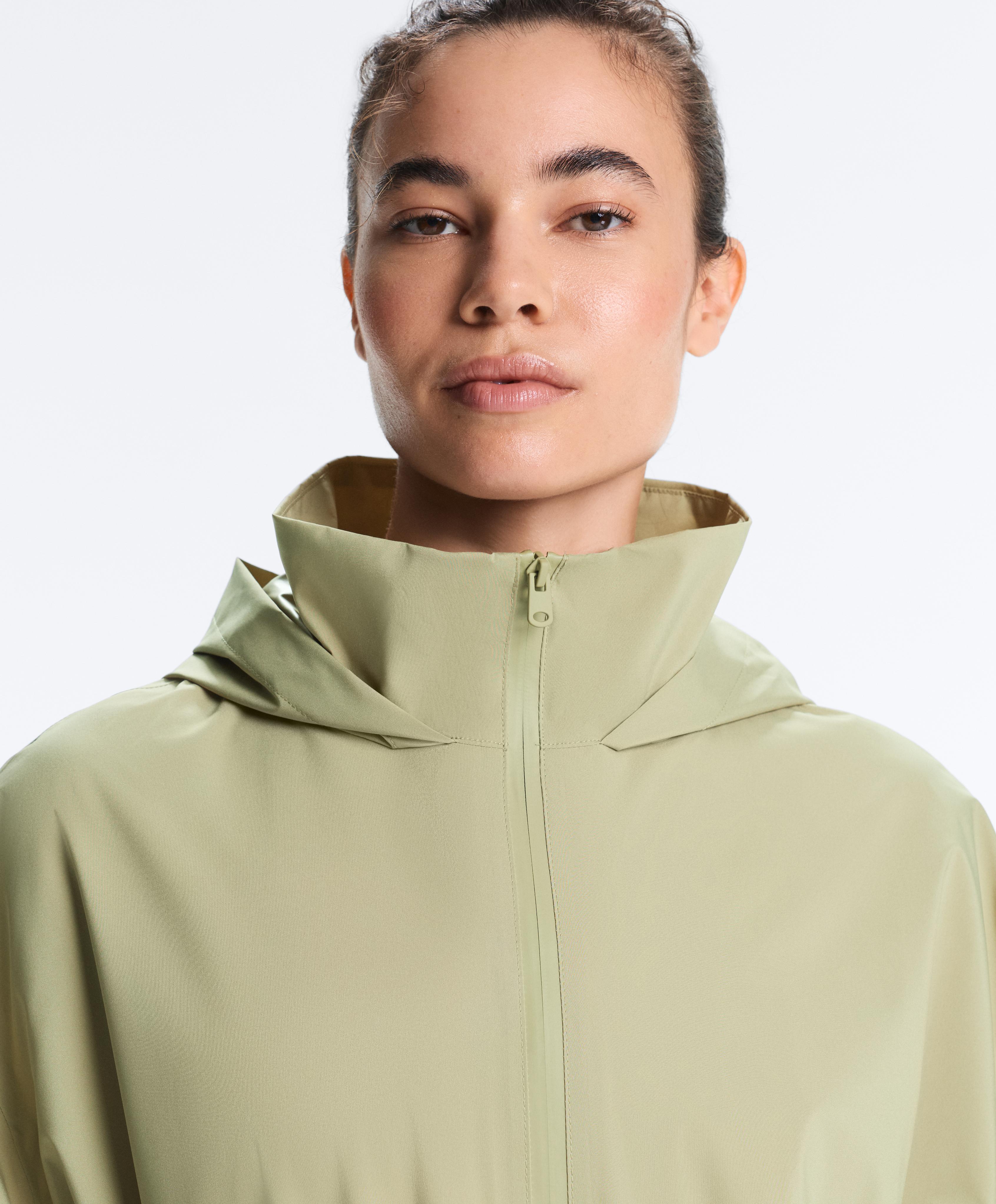 Super extra lightweight 10k packable waterproof jacket — WASHED APPLE GREEN