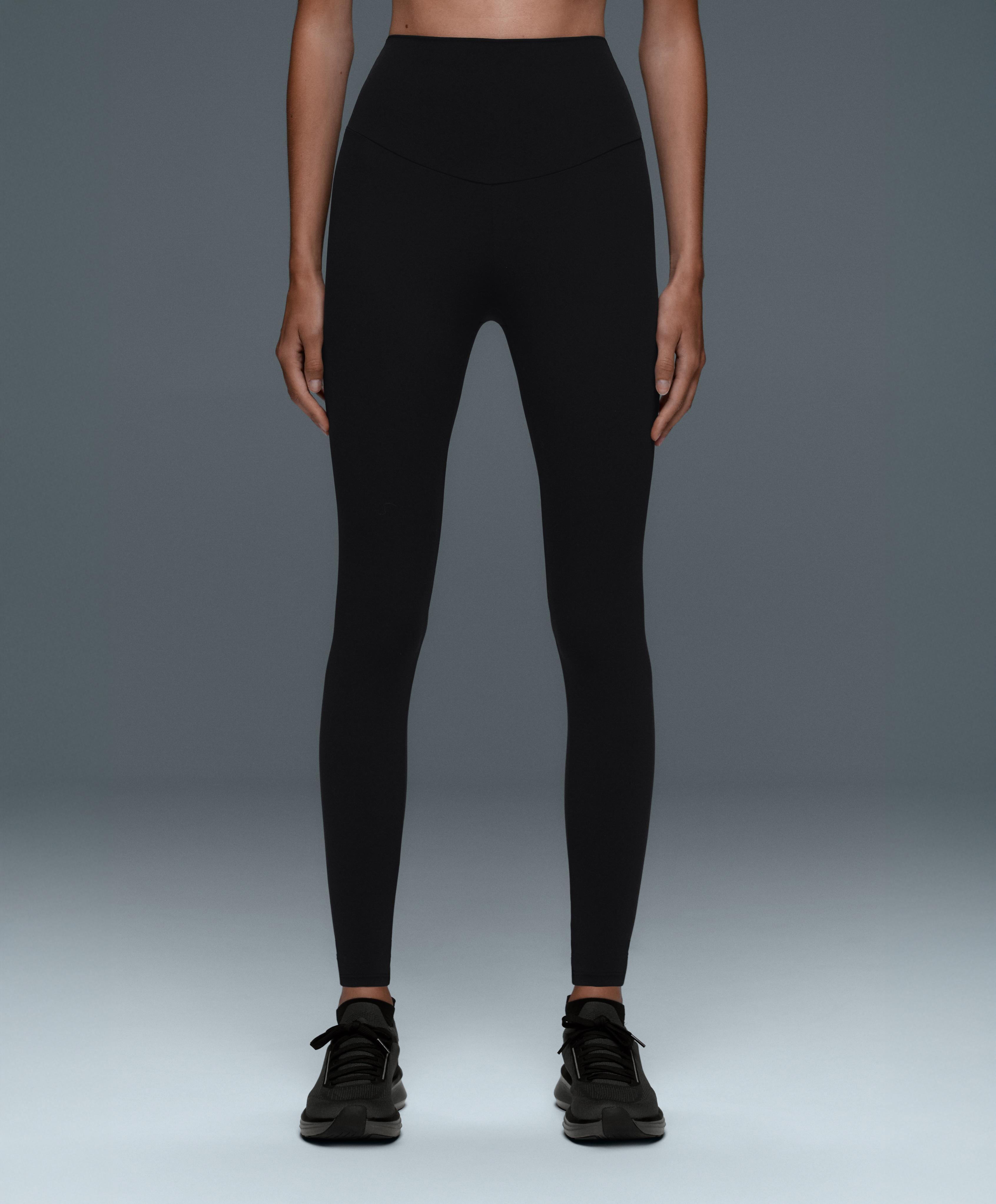 Comfortlux super high-rise ankle-length leggings — BLACK