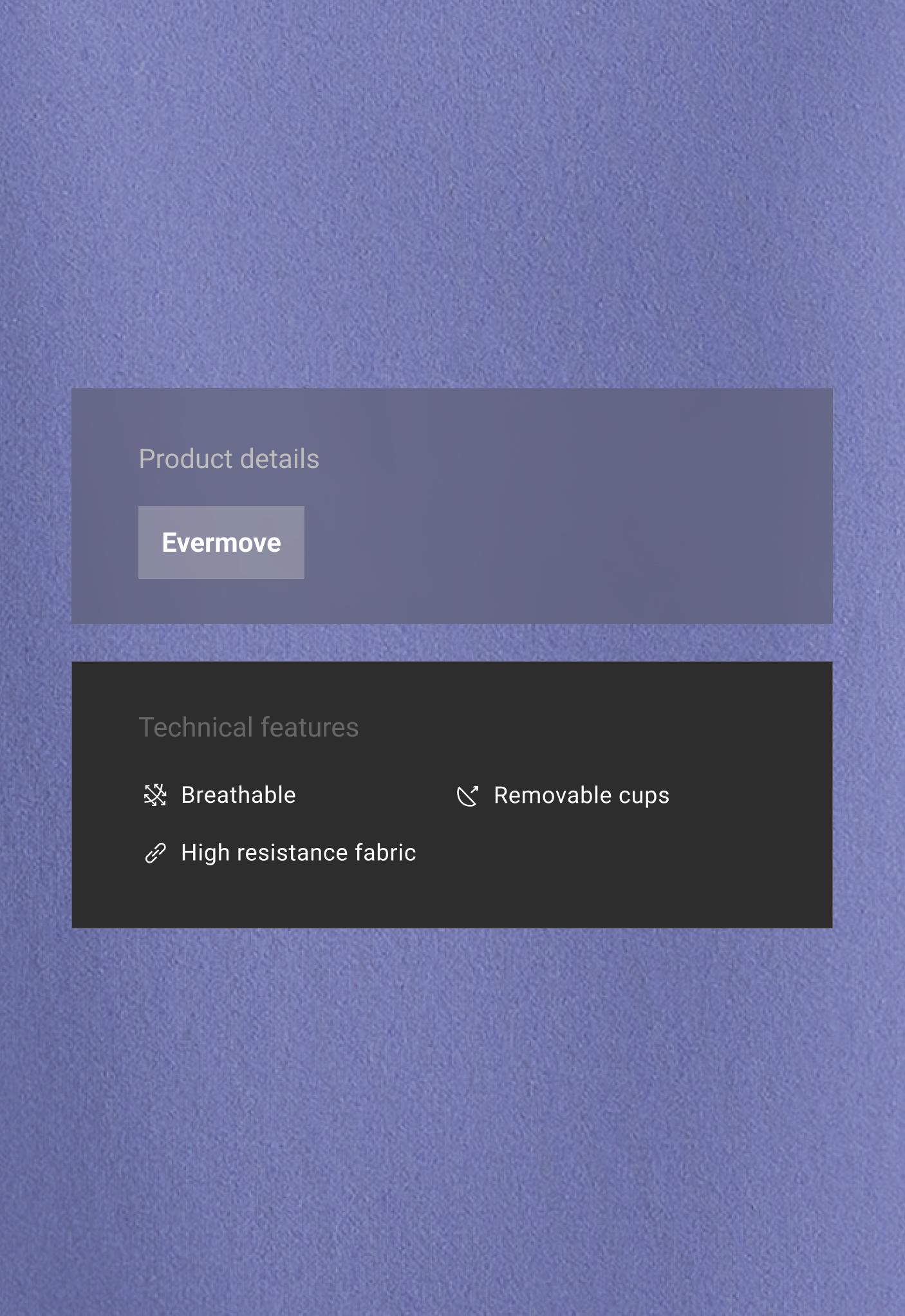 توب تانك Evermove بياقة مربعة