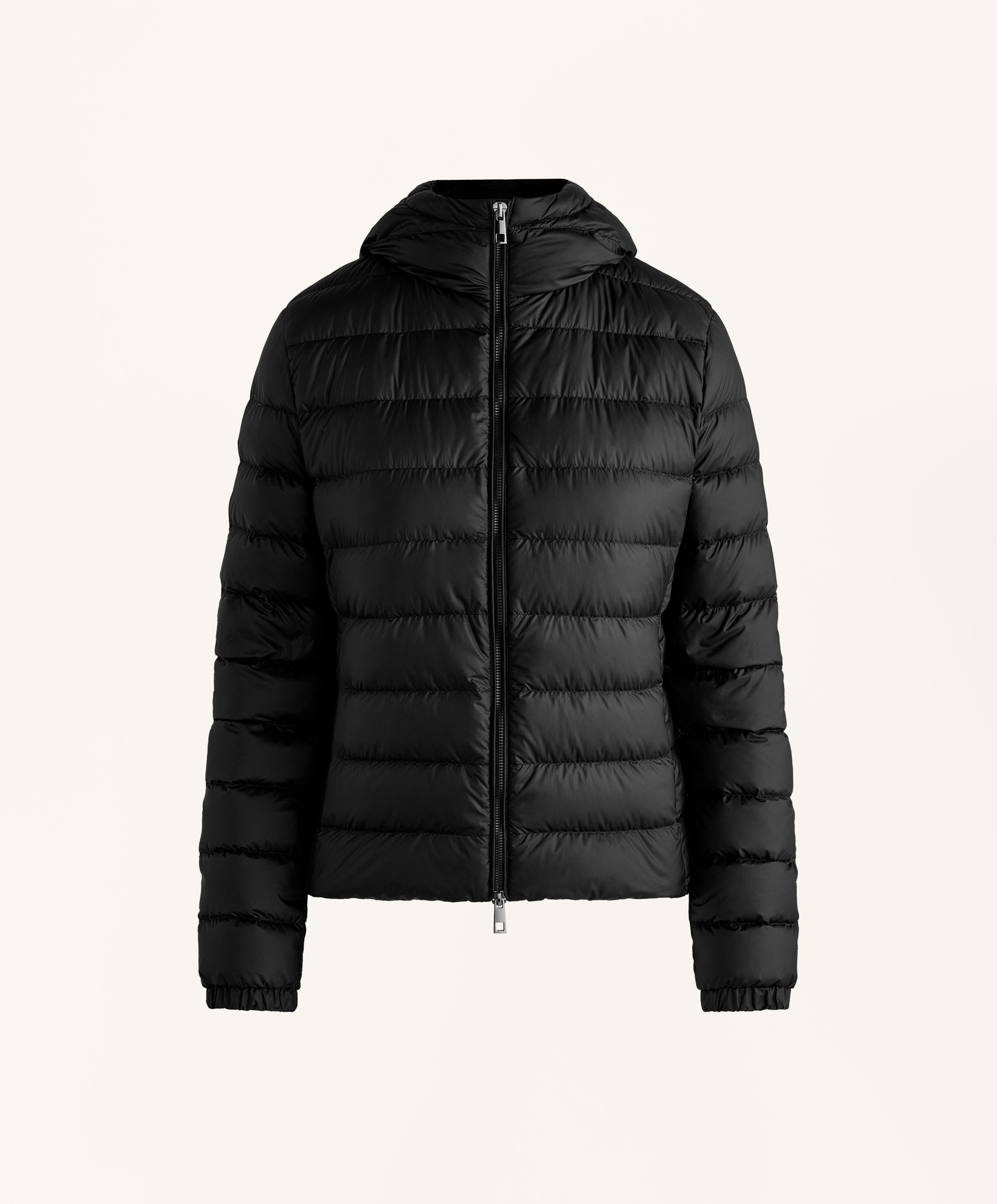 Lightweight packable 100% down water-repellent jacket