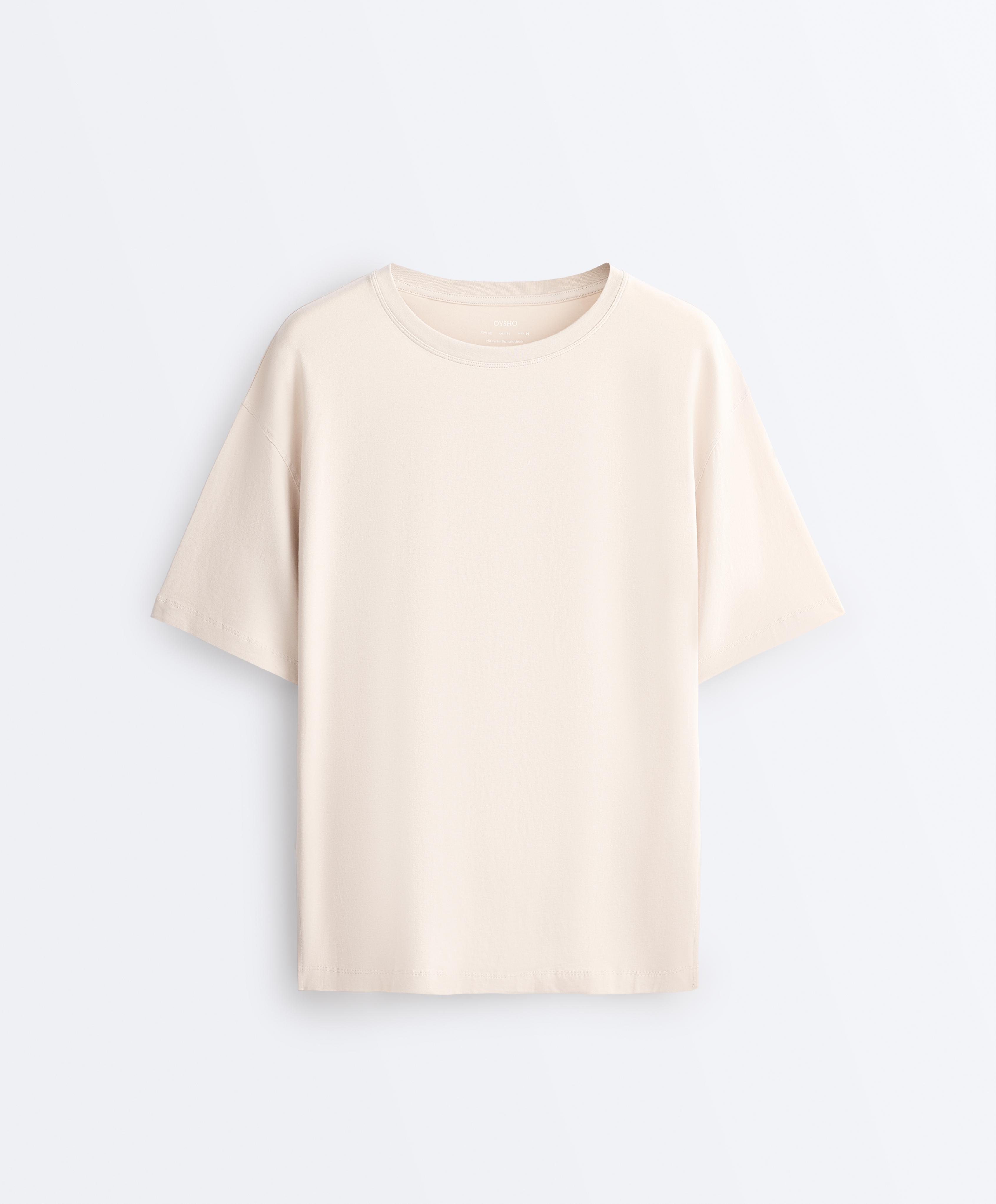 Oversized T-shirt van katoenmix