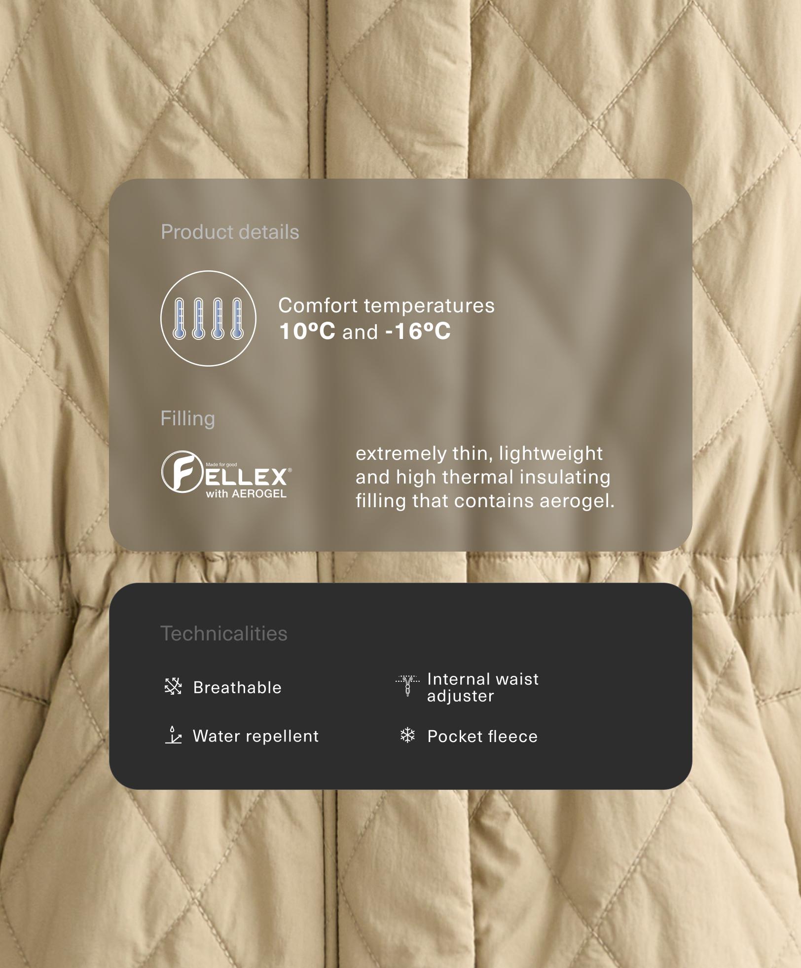 Chaqueta acolchada FELLEX® con AEROGEL Chaqueta acolchada FELLEX® con AEROGEL