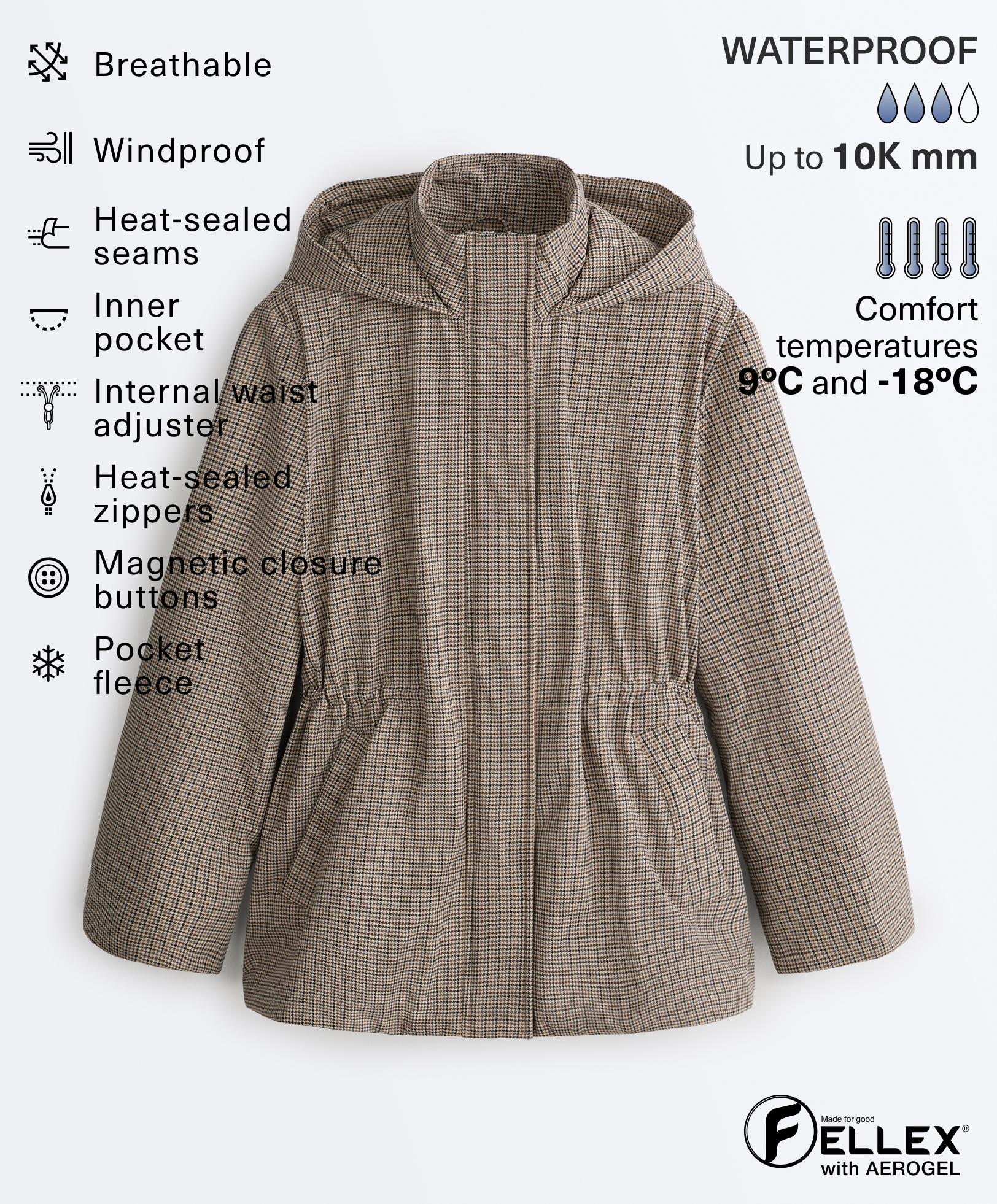 FELLEX® AEROGEL 10k waterproof padded jacket — LIGHT MINK