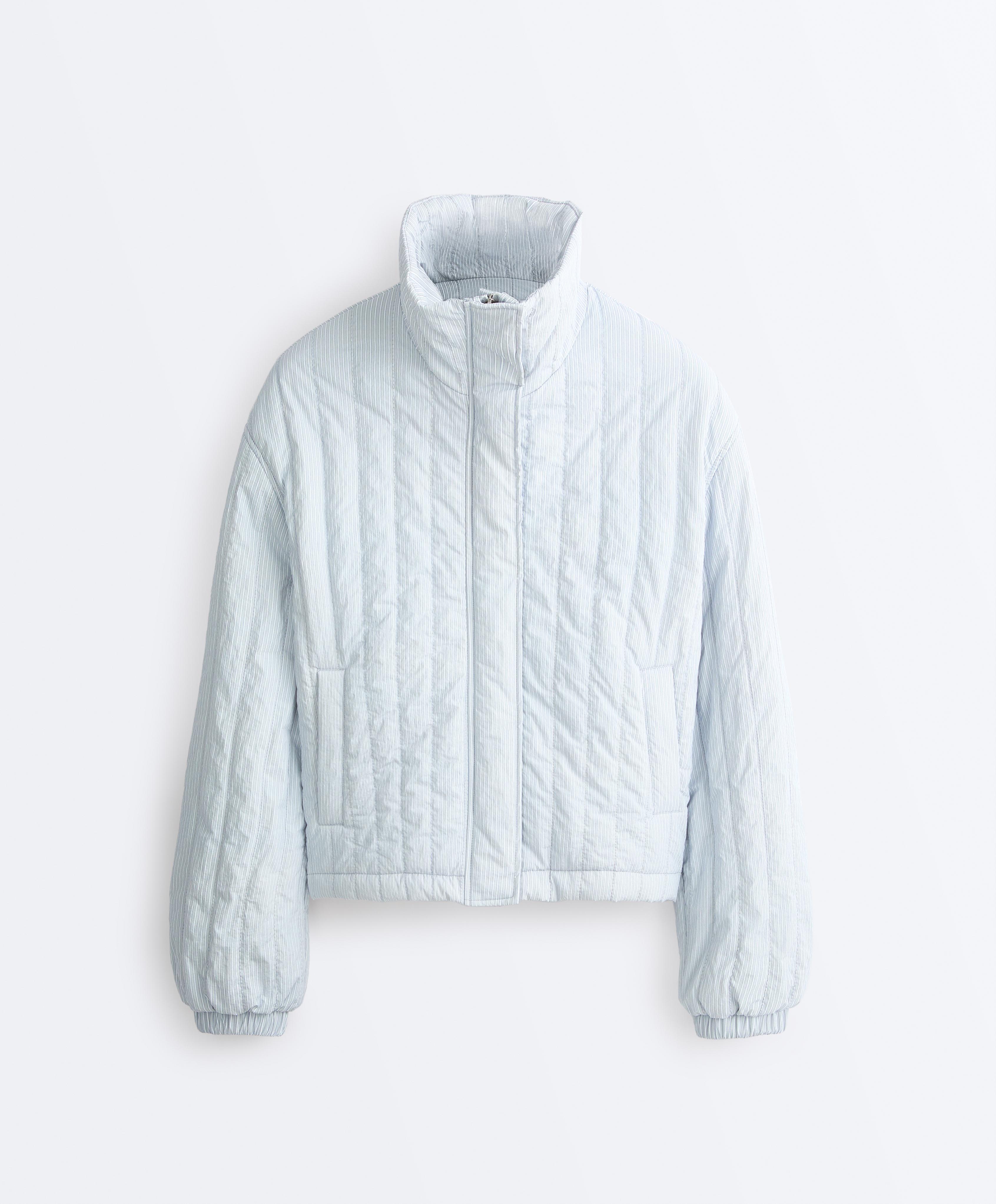 FELLEX® AEROGEL short padded jacket — BLUE-GREY