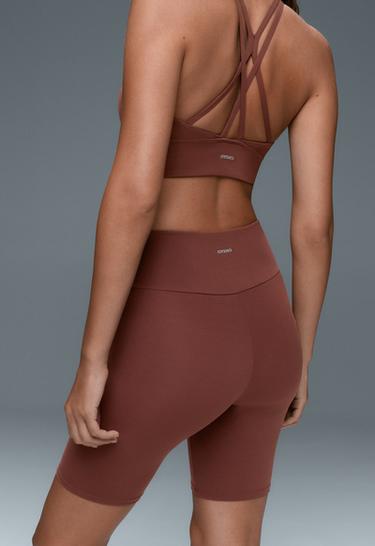 Leggings biker high rise comfortlux 20 cm — TERRACOTTA 4