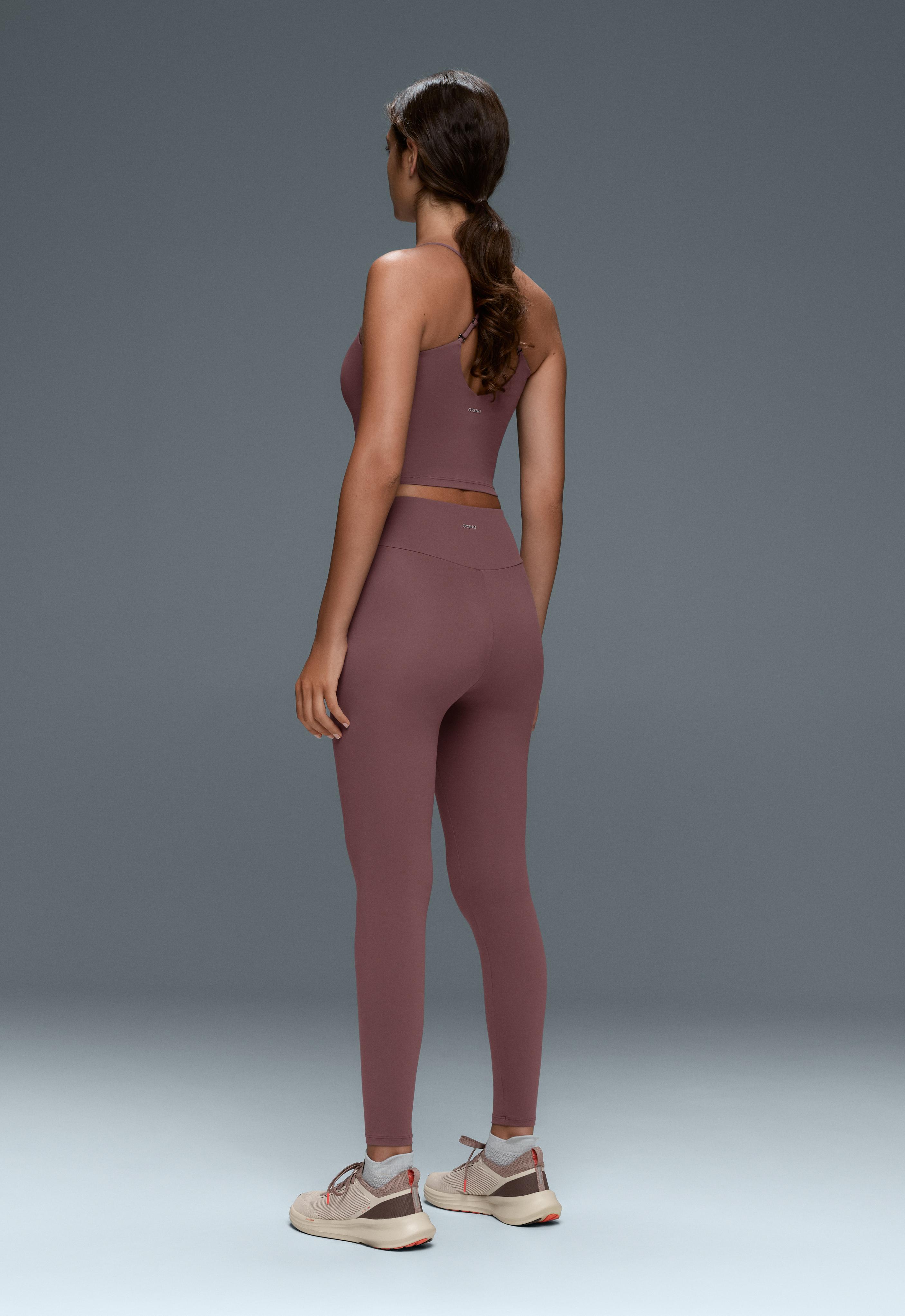 Comfortlux tank top with adjustable straps — MAUVE-TAUPE