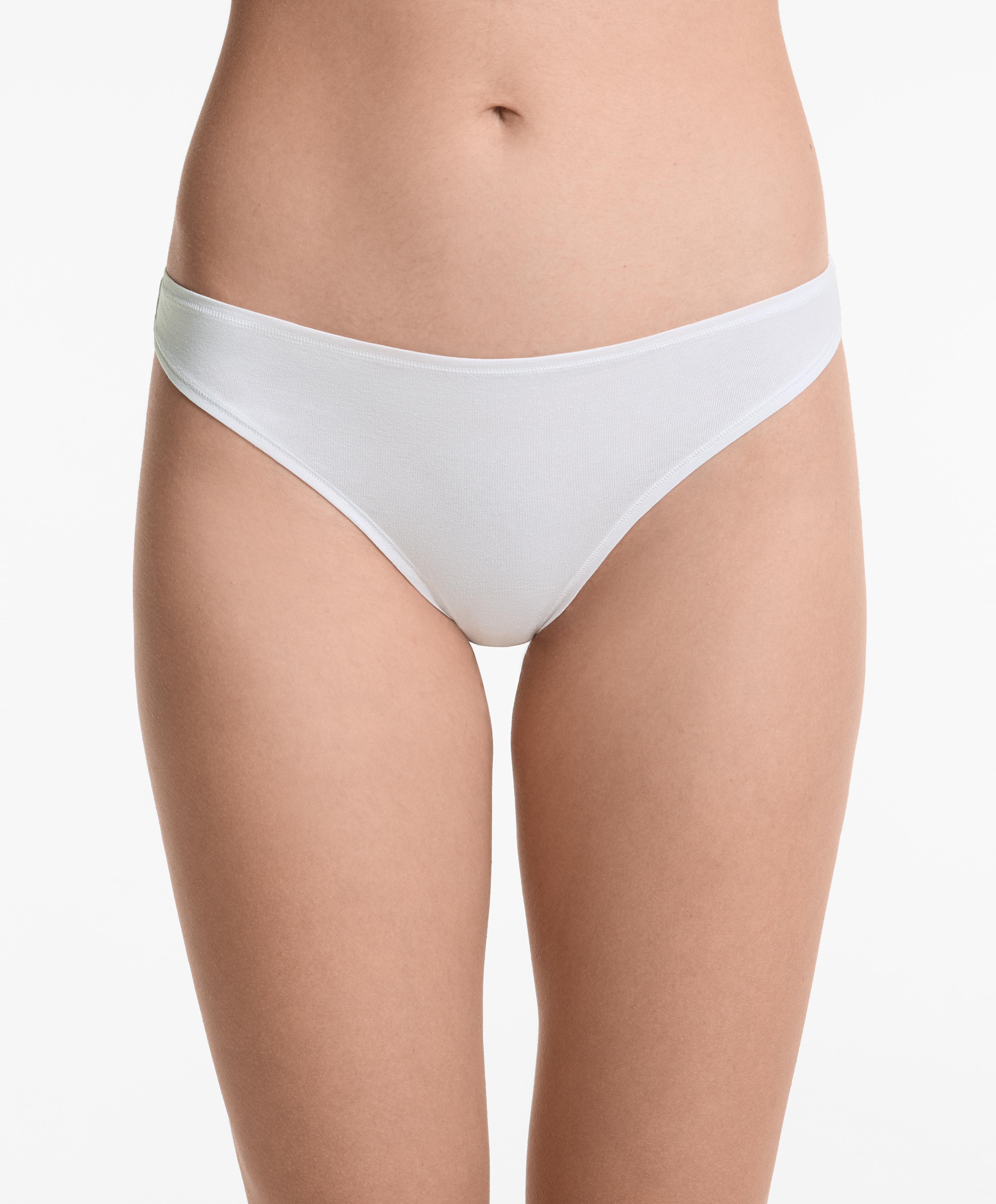 5 slips brésiliens en mélange de coton 5 slips brésiliens en mélange de coton