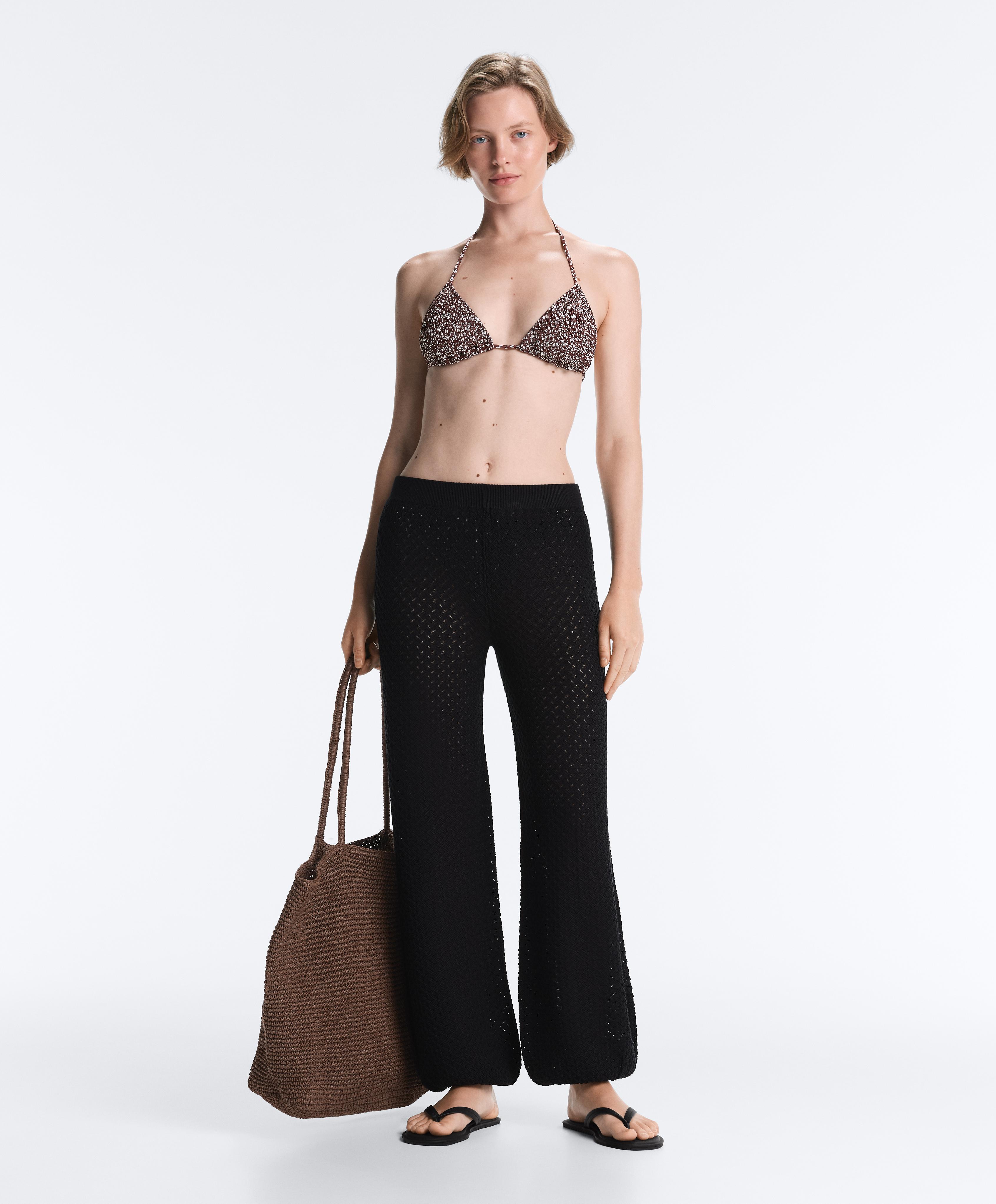 Crochet knit bloomer trousers Crochet knit bloomer trousers