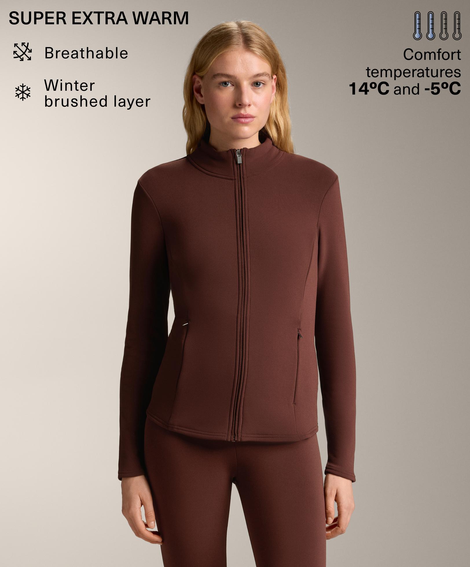 Long super extra warm technical jacket - Sale