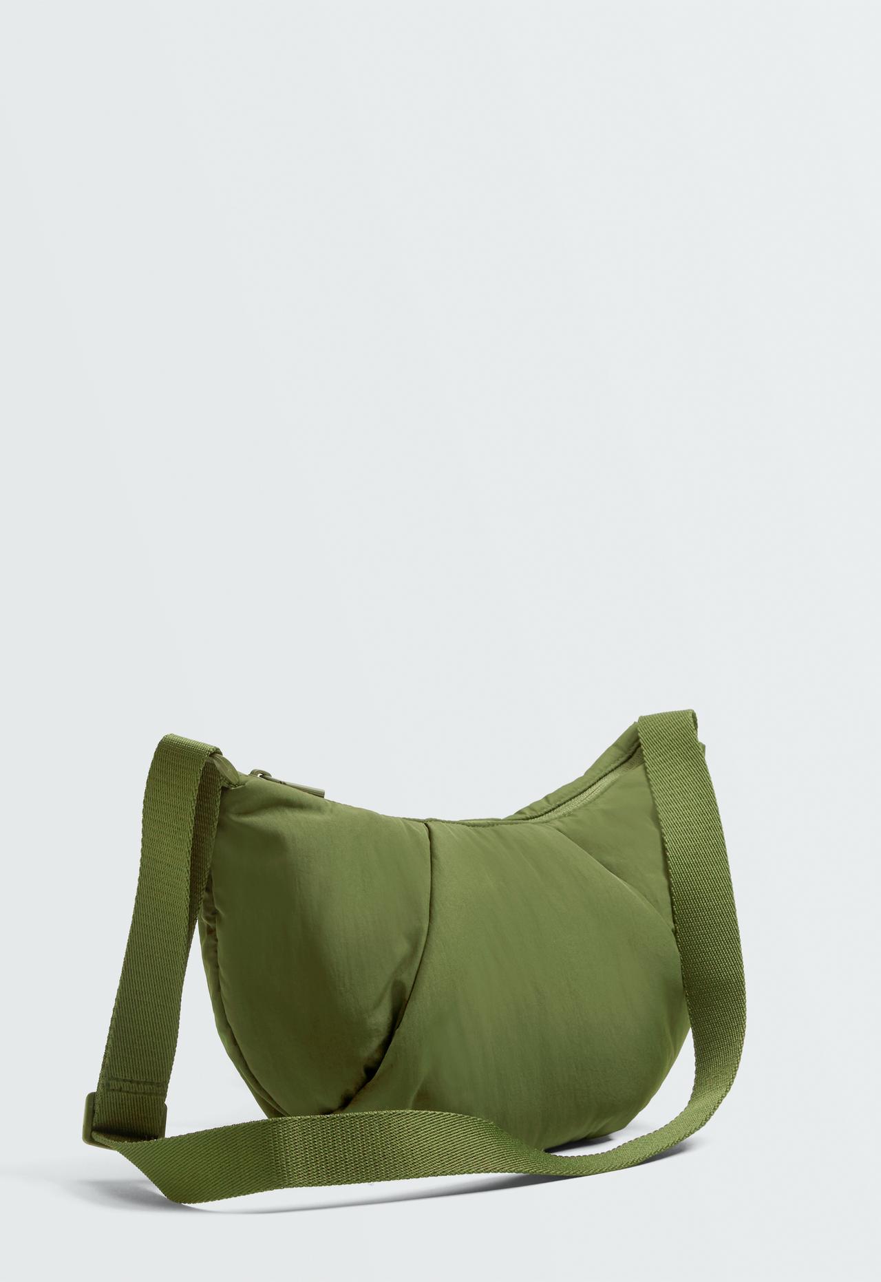 Quilted crossbody bag — KHAKI