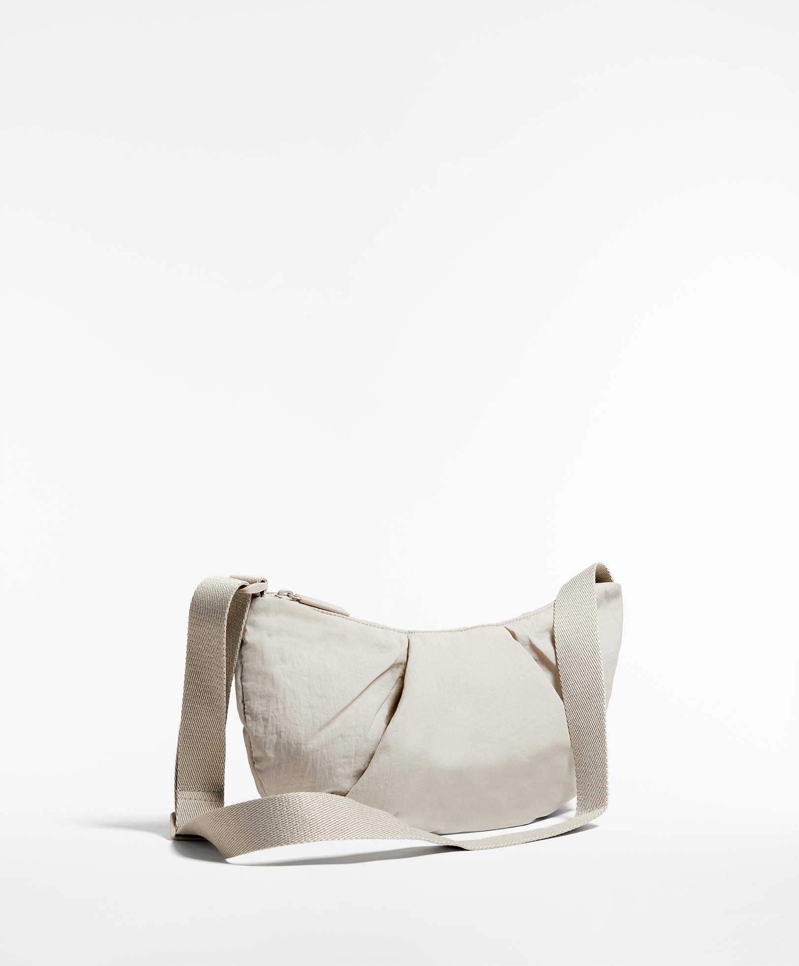Quilted crossbody bag — MINK