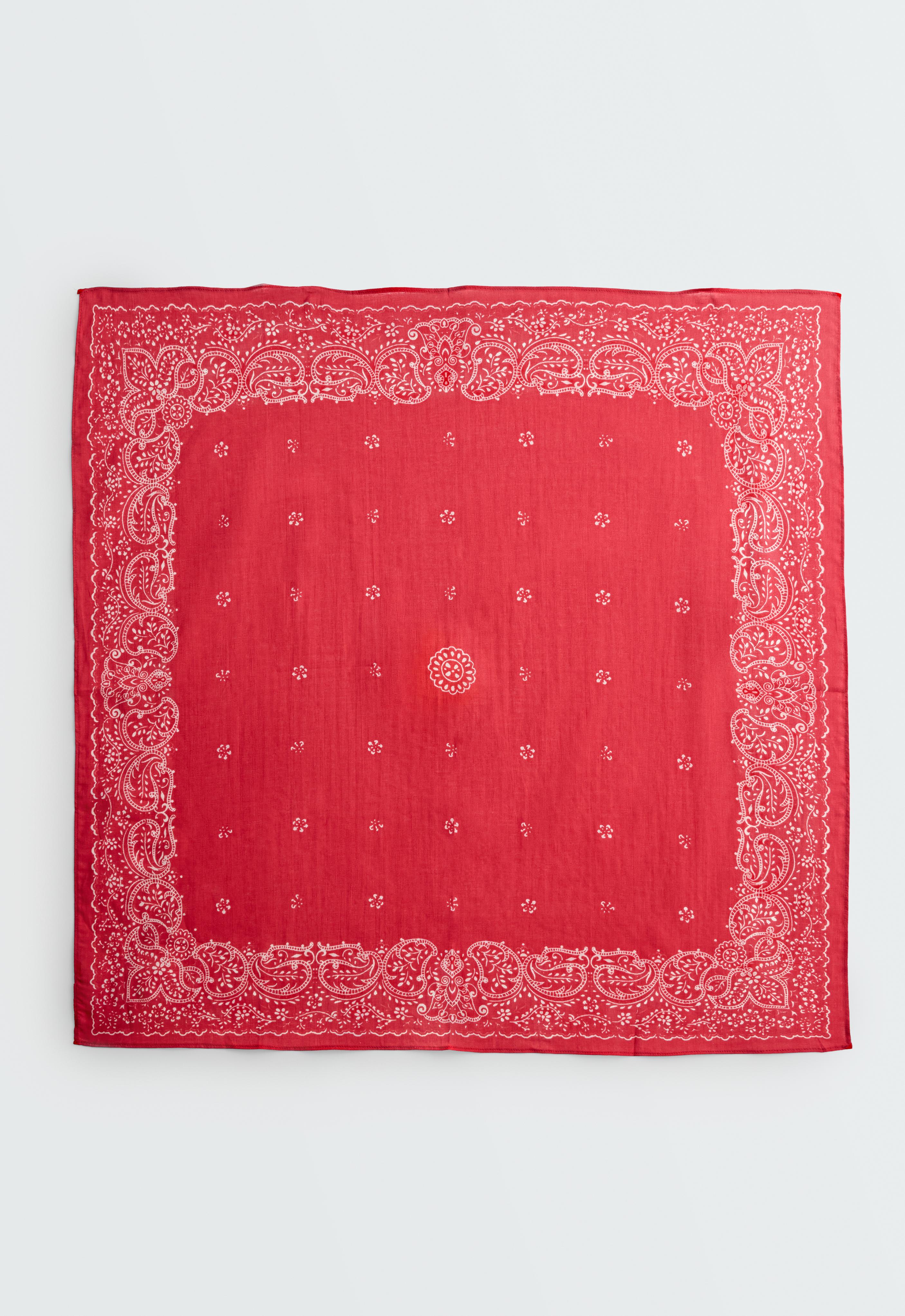 %100 pamuklu desenli bandana