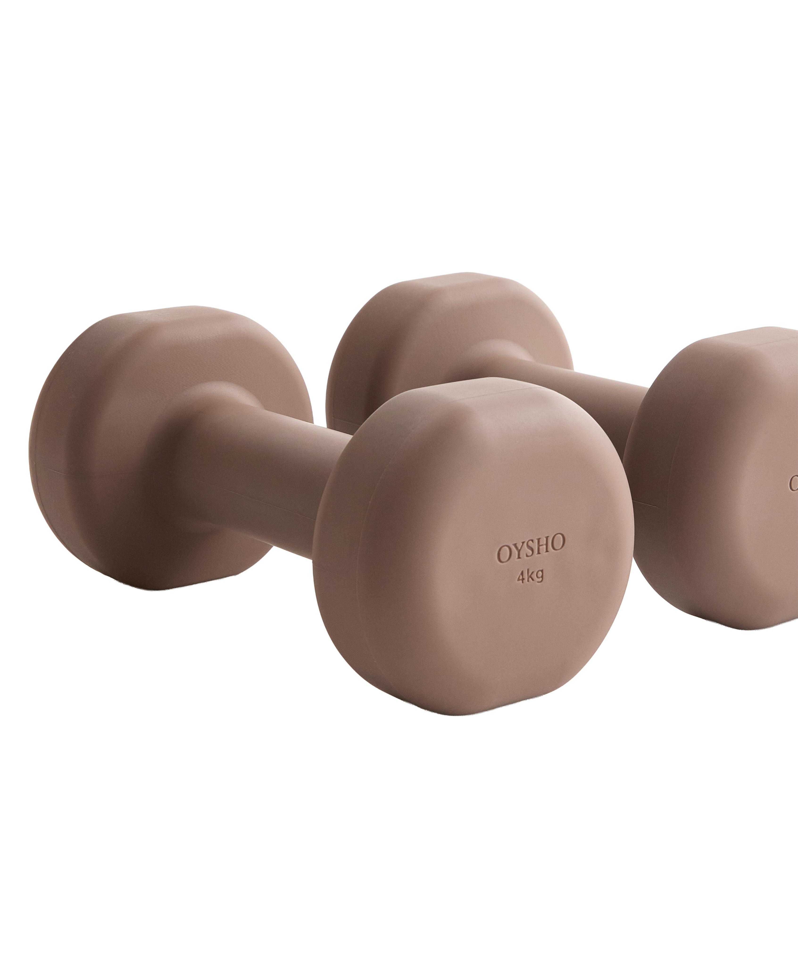 2 x 4kg dumbbells — DARK MINK