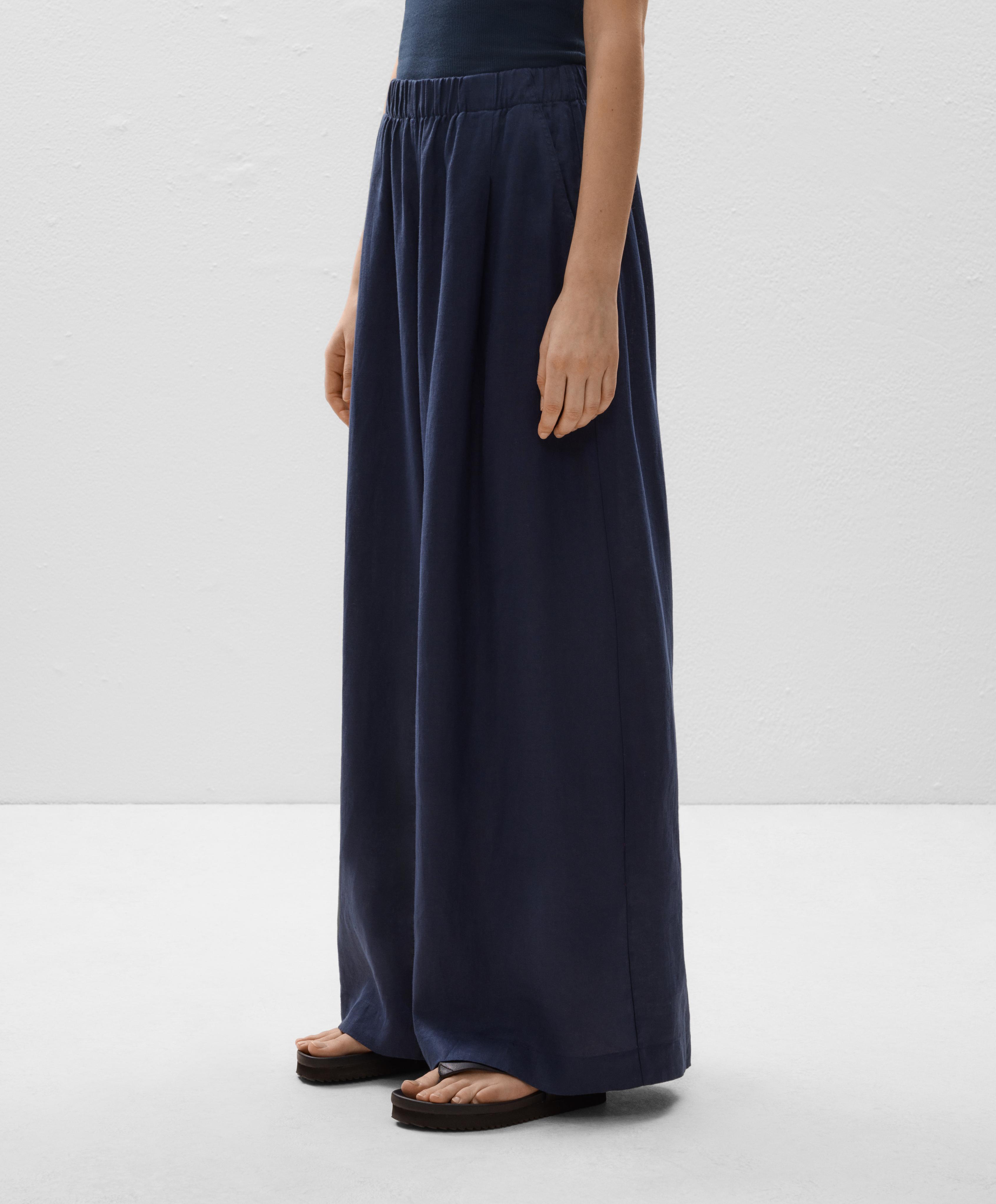 100% linen wide-leg trousers 100% linen wide-leg trousers