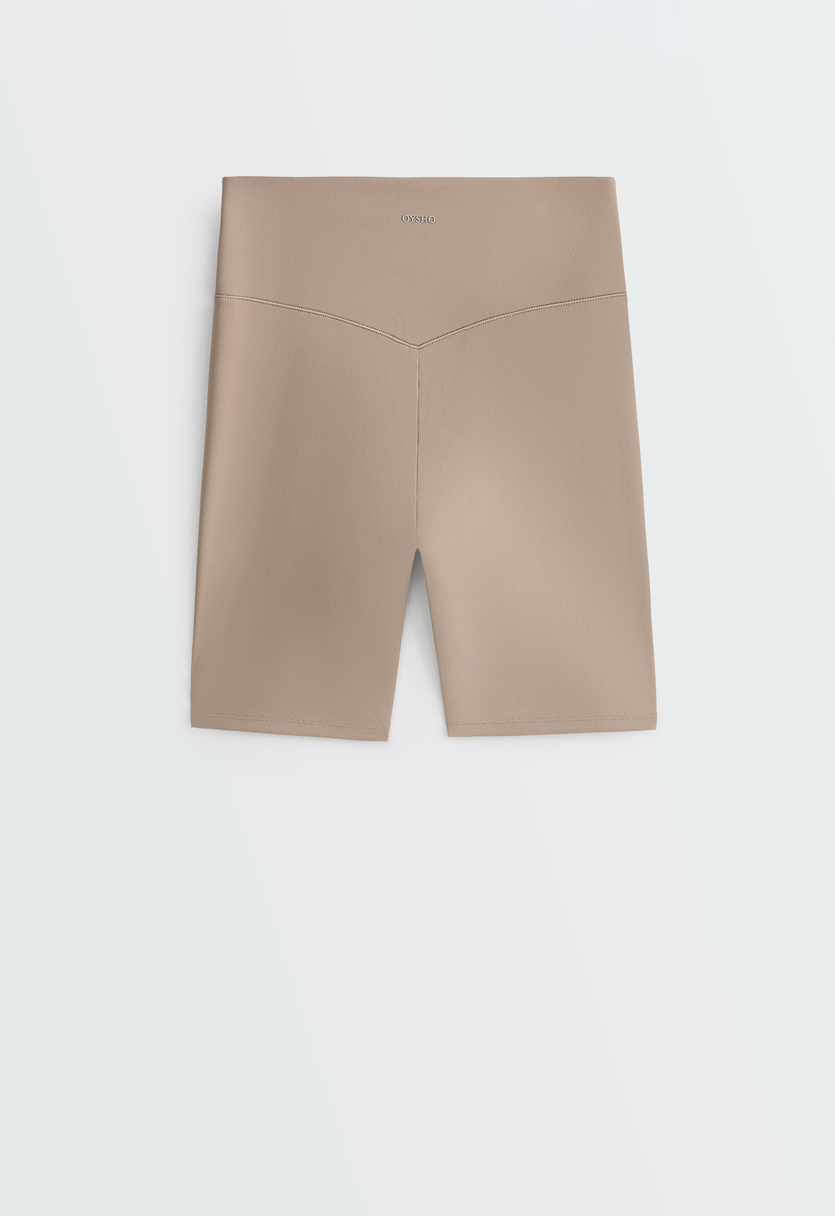 Evermove high-rise 20cm cycle leggings — PINK-BEIGE