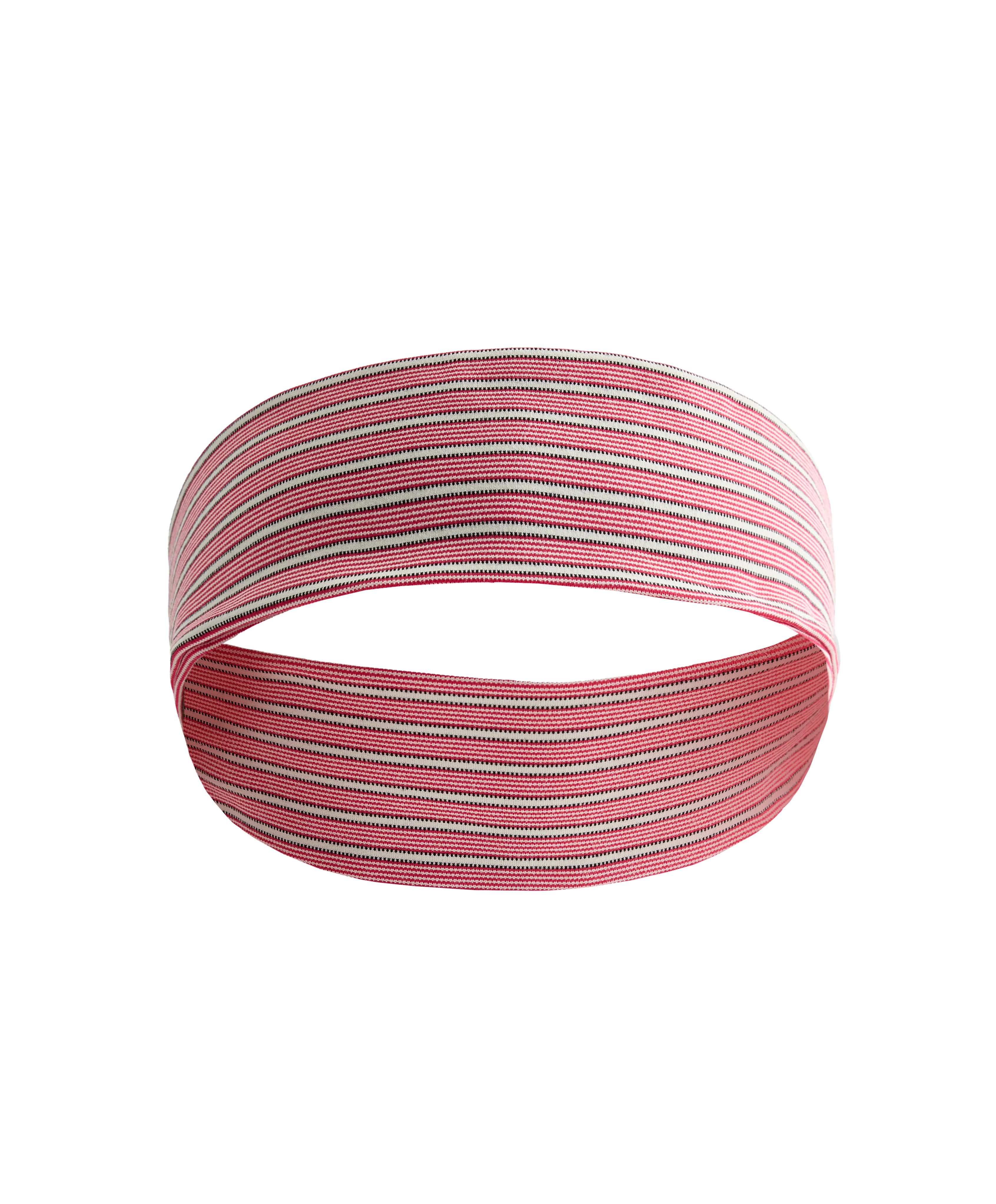6 cm striped sports headband — RED