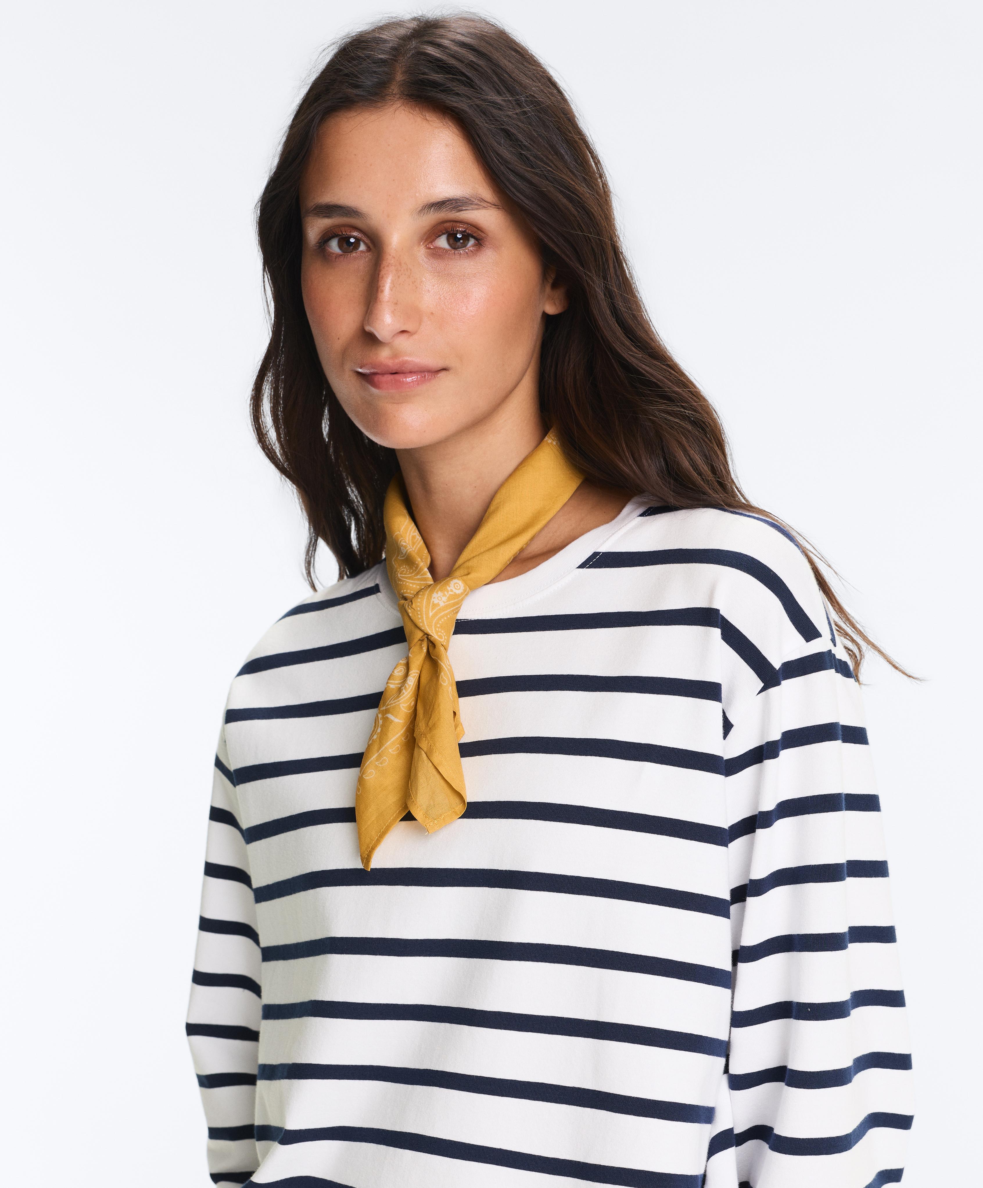 100% cotton print bandana — WASHED YELLOW