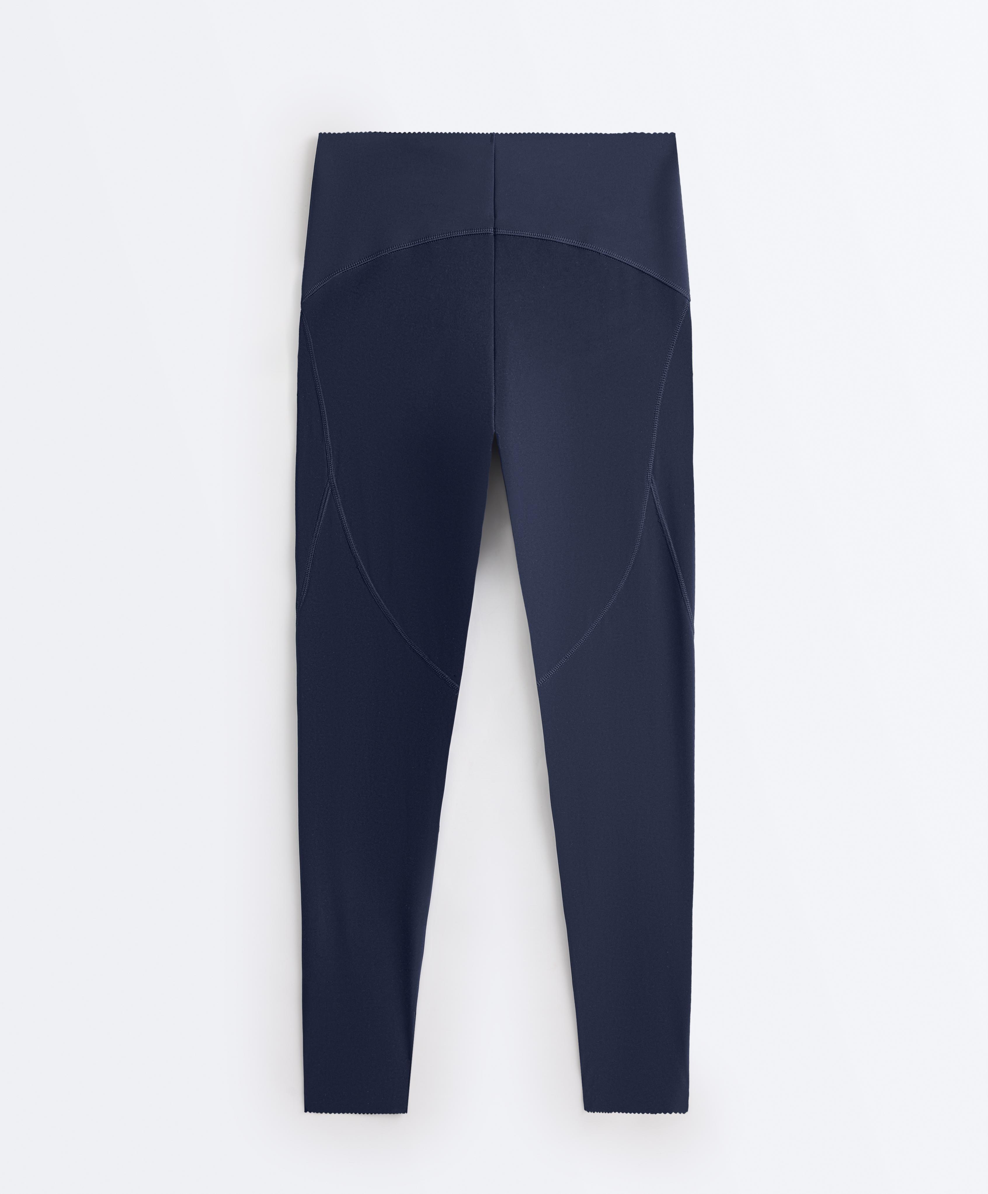 Compressive high rise ankle-length basic leggings Compressive high rise ankle-length basic leggings