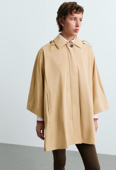 Extra lightweight 10k waterproof short cape — CAMEL 3