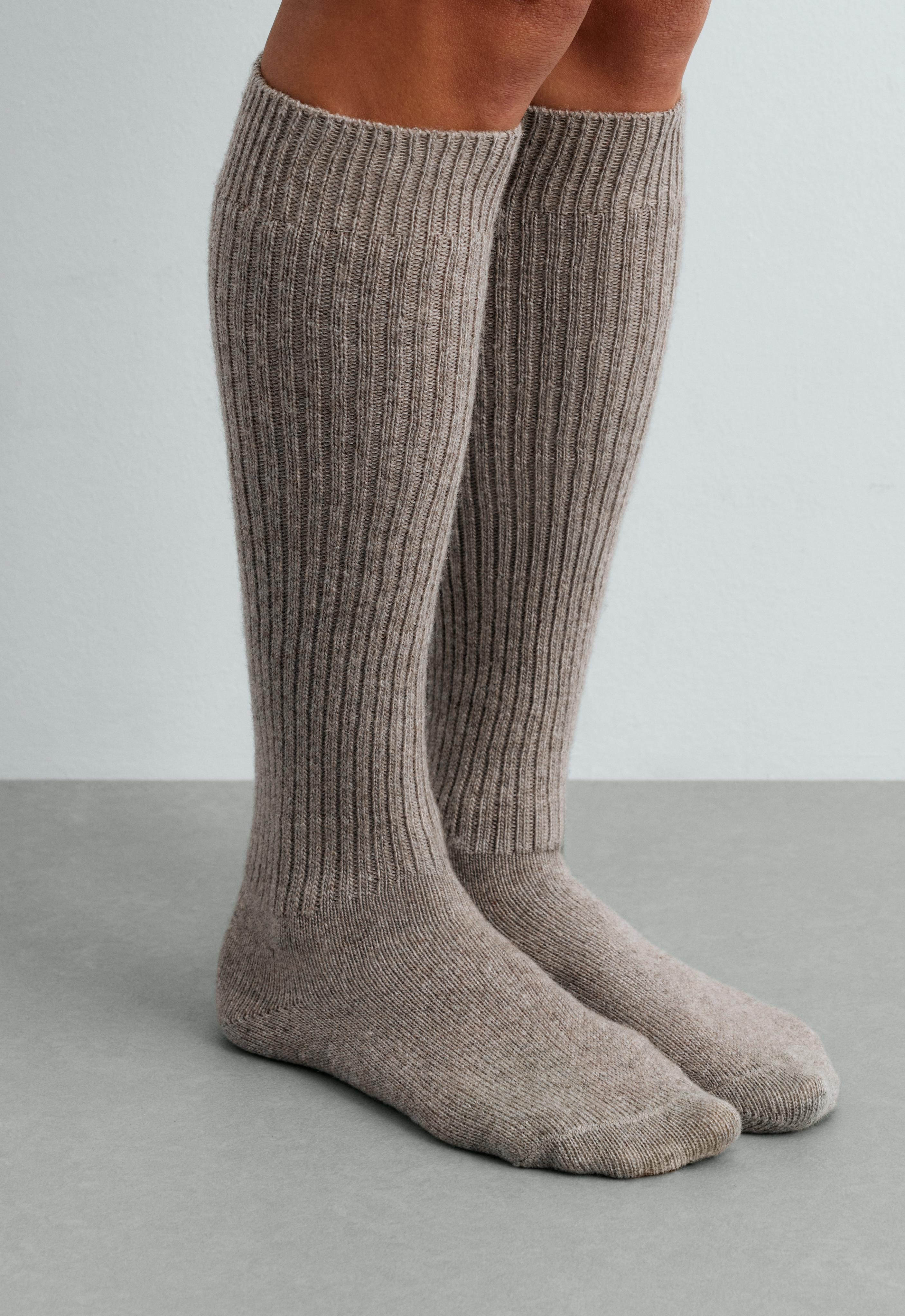 Calcetín largo 22%&nbsp;cashmere 10% lana