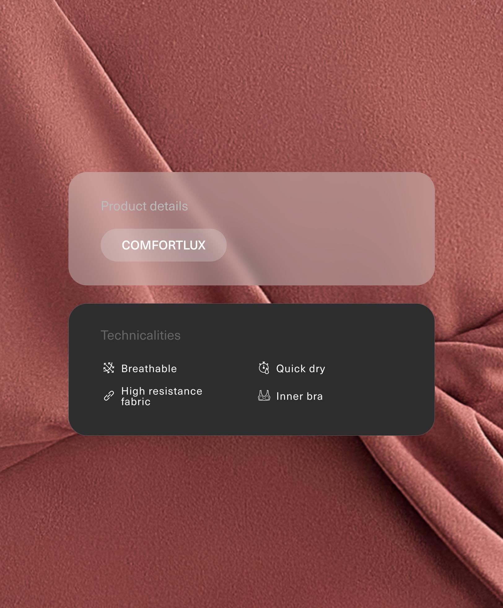 Tank top Comfortlux cruzado