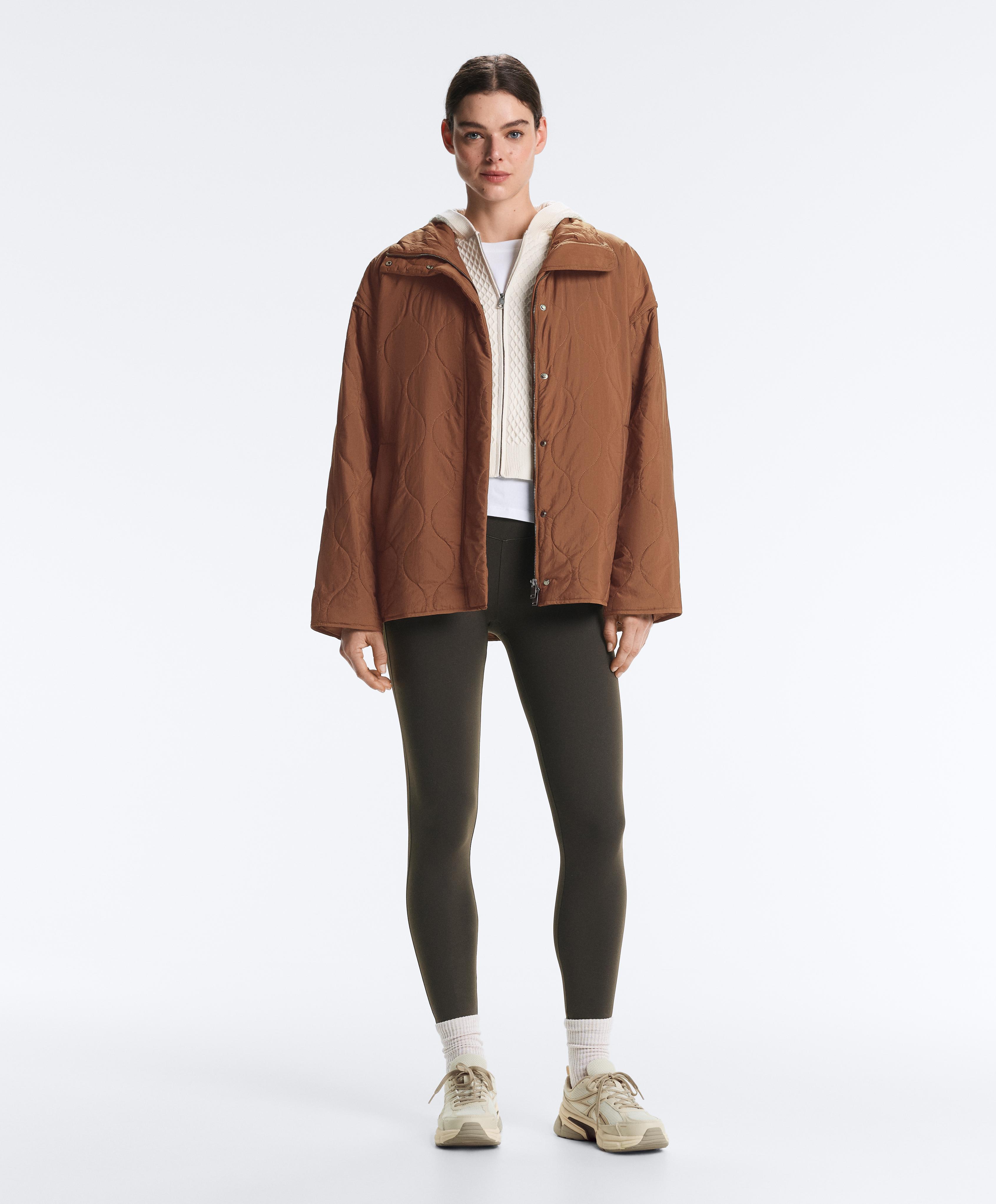 Water-repellent FELLEX® AEROGEL padded jacket — DARK BRICK