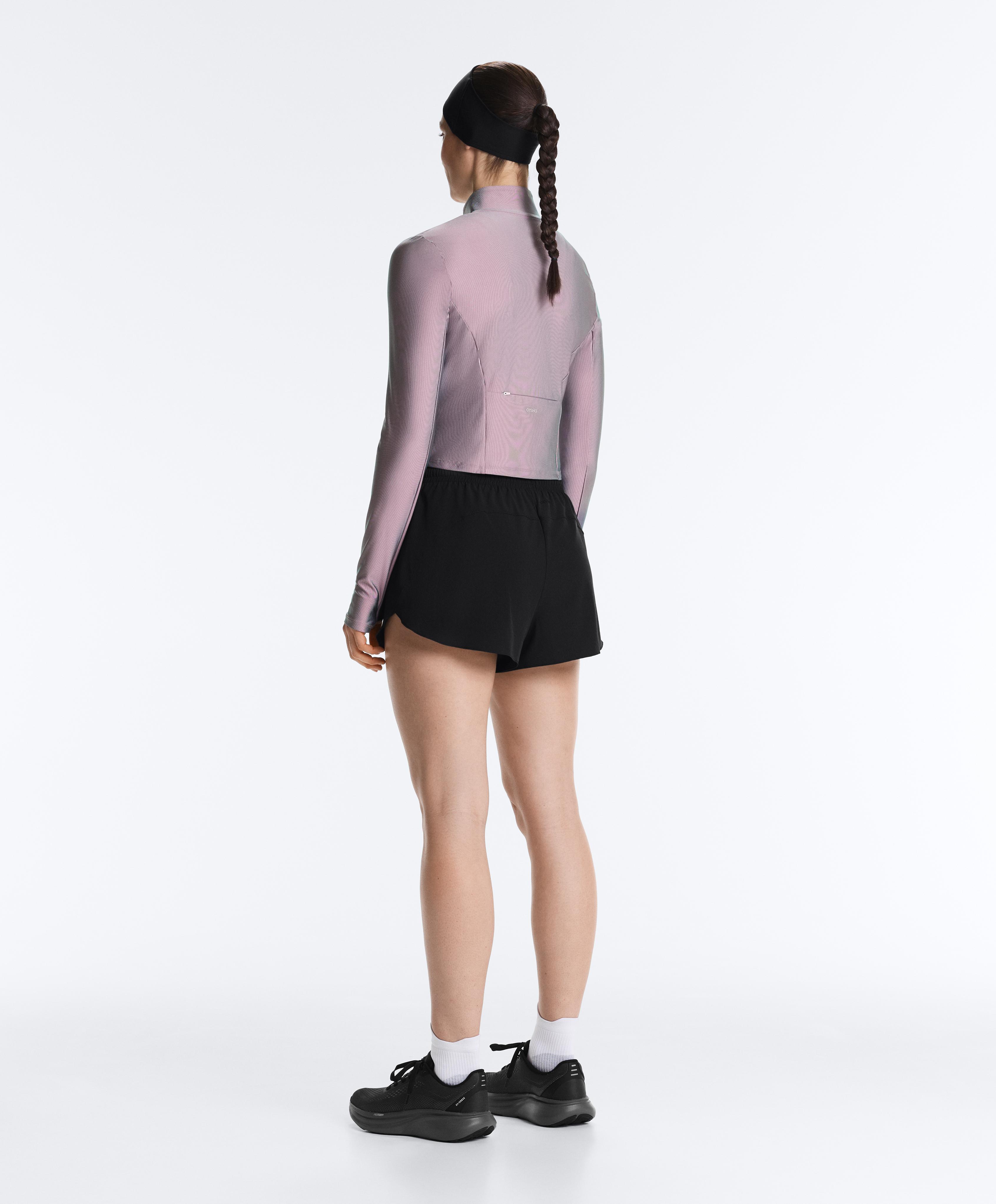 Iridescent technical jacket — WASHED PURPLE