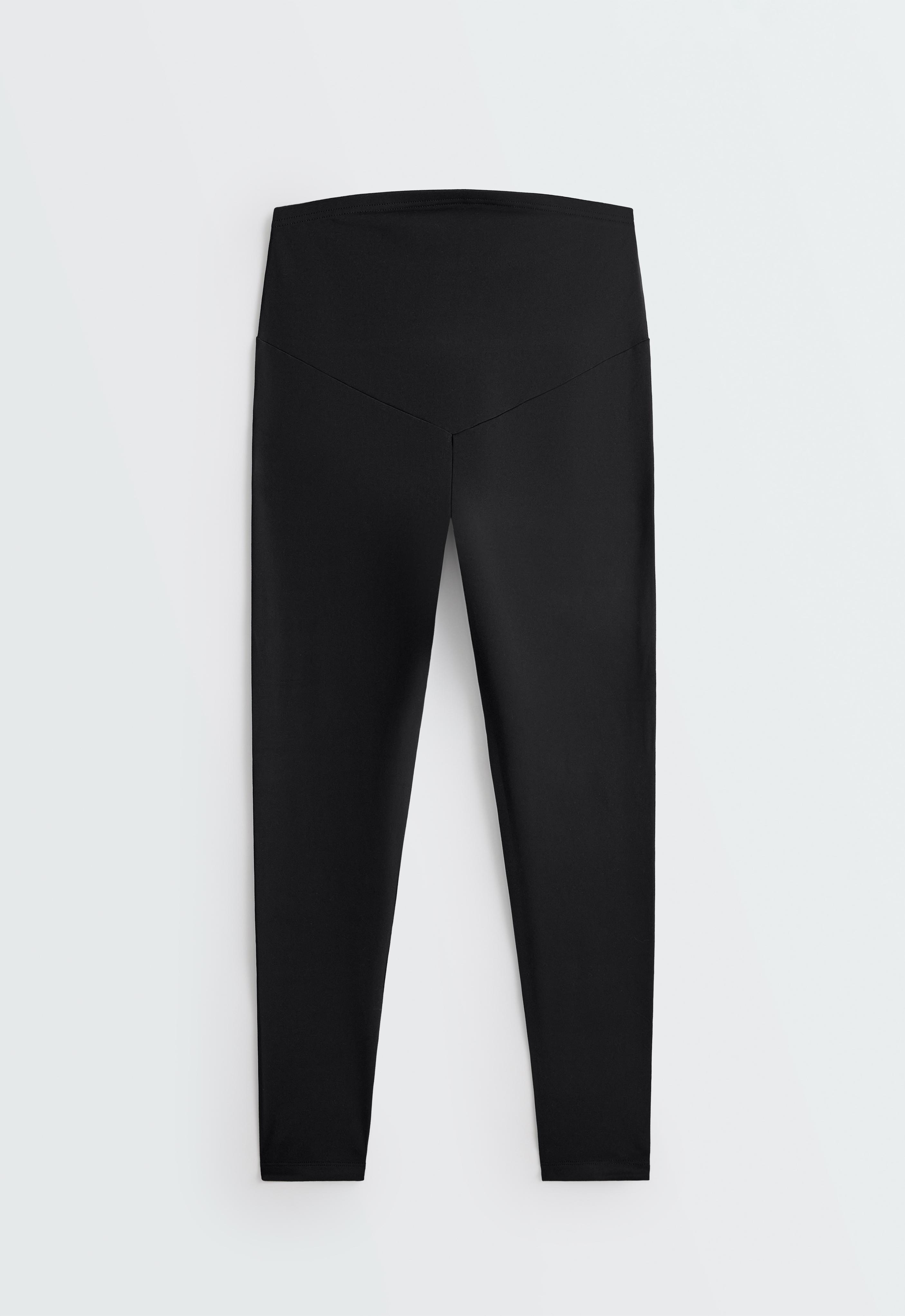 Comfortlux maternity leggings — BLACK
