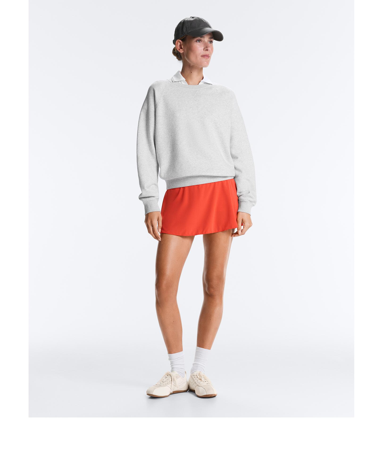 High rise Compressive skirt — BRIGHT ORANGE
