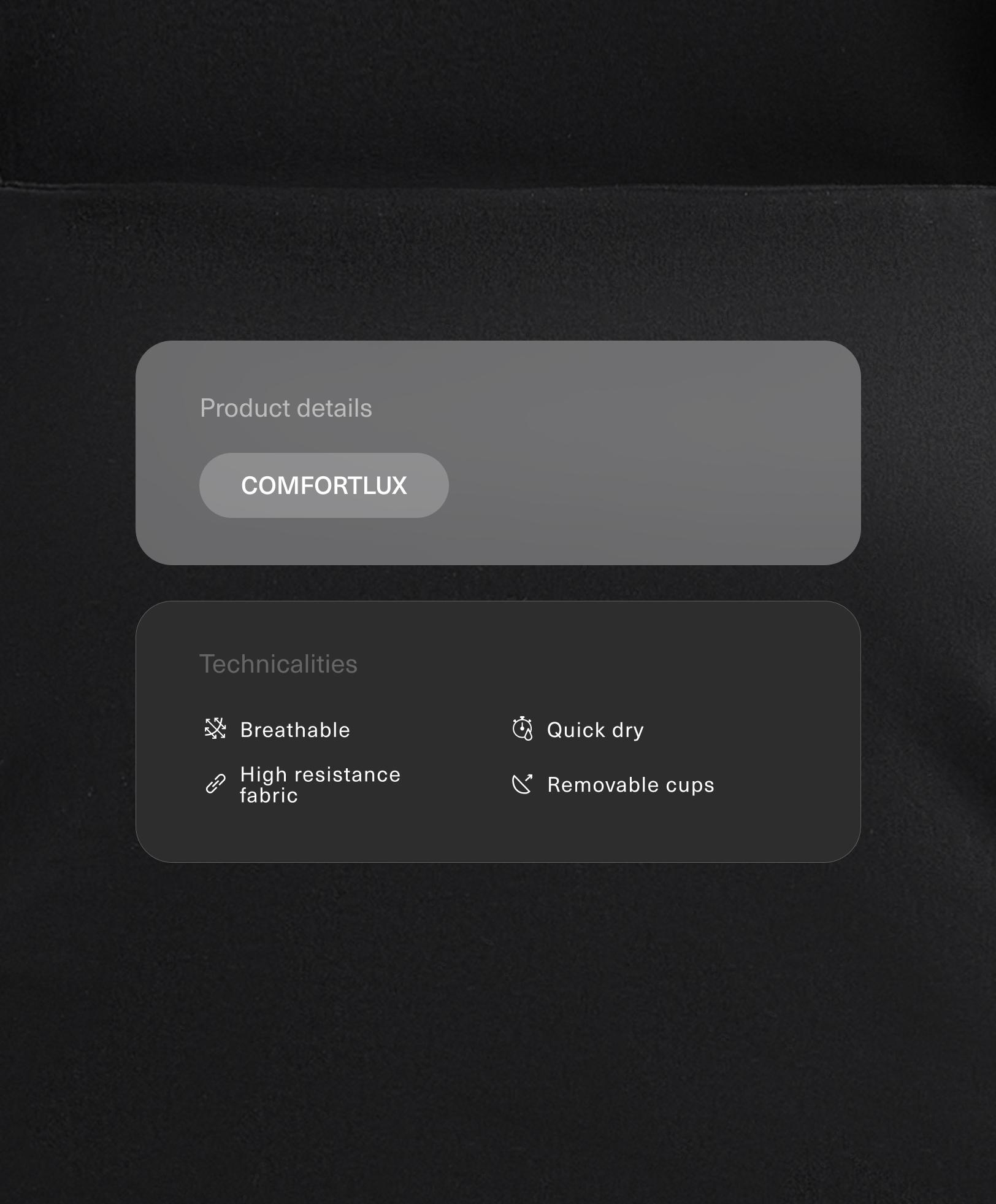 Tank top Comfortlux escote recto - Rebajas