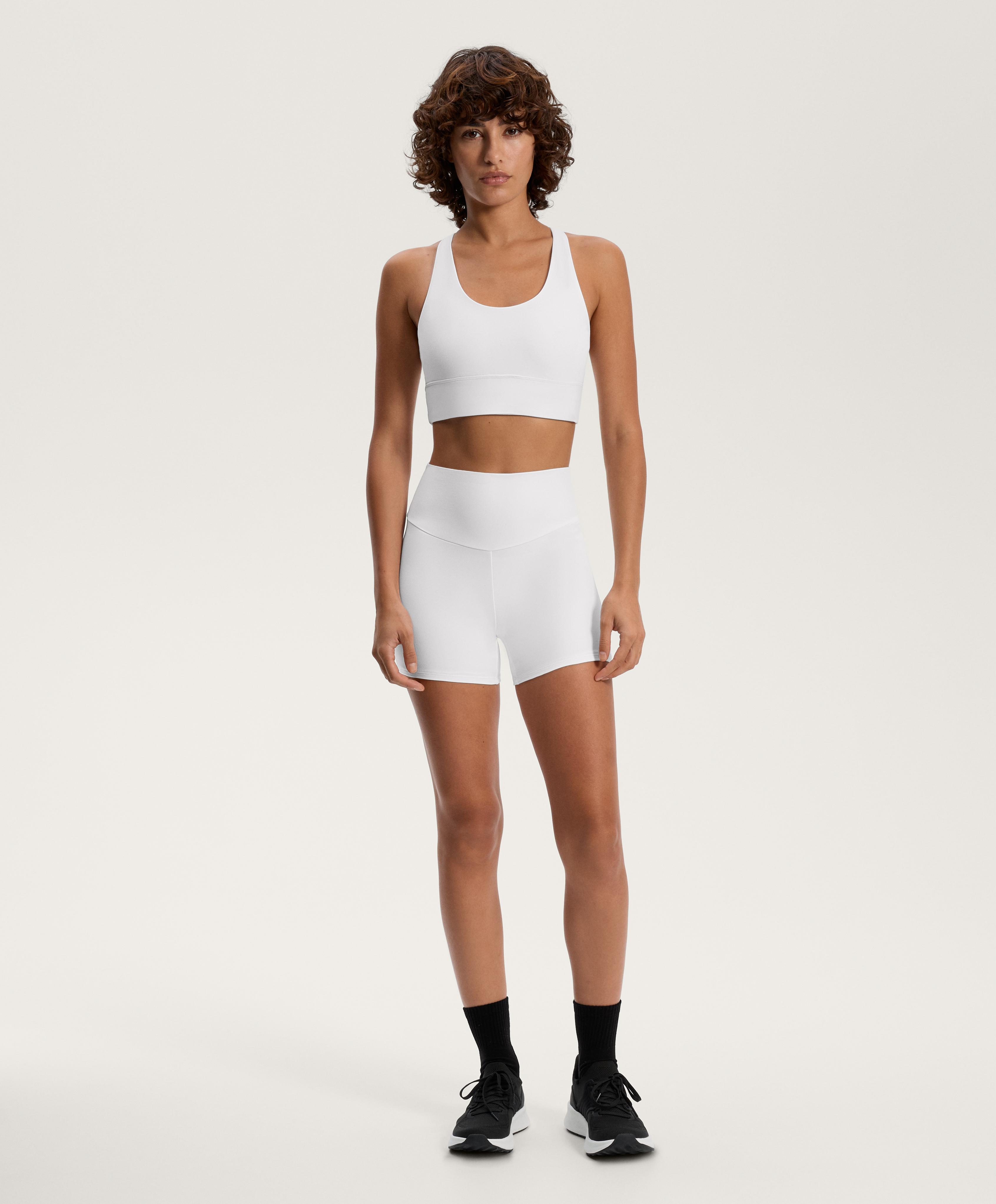 Total look comfortlux hot pant 10cm blanc amb sostenidors - Rebaixes