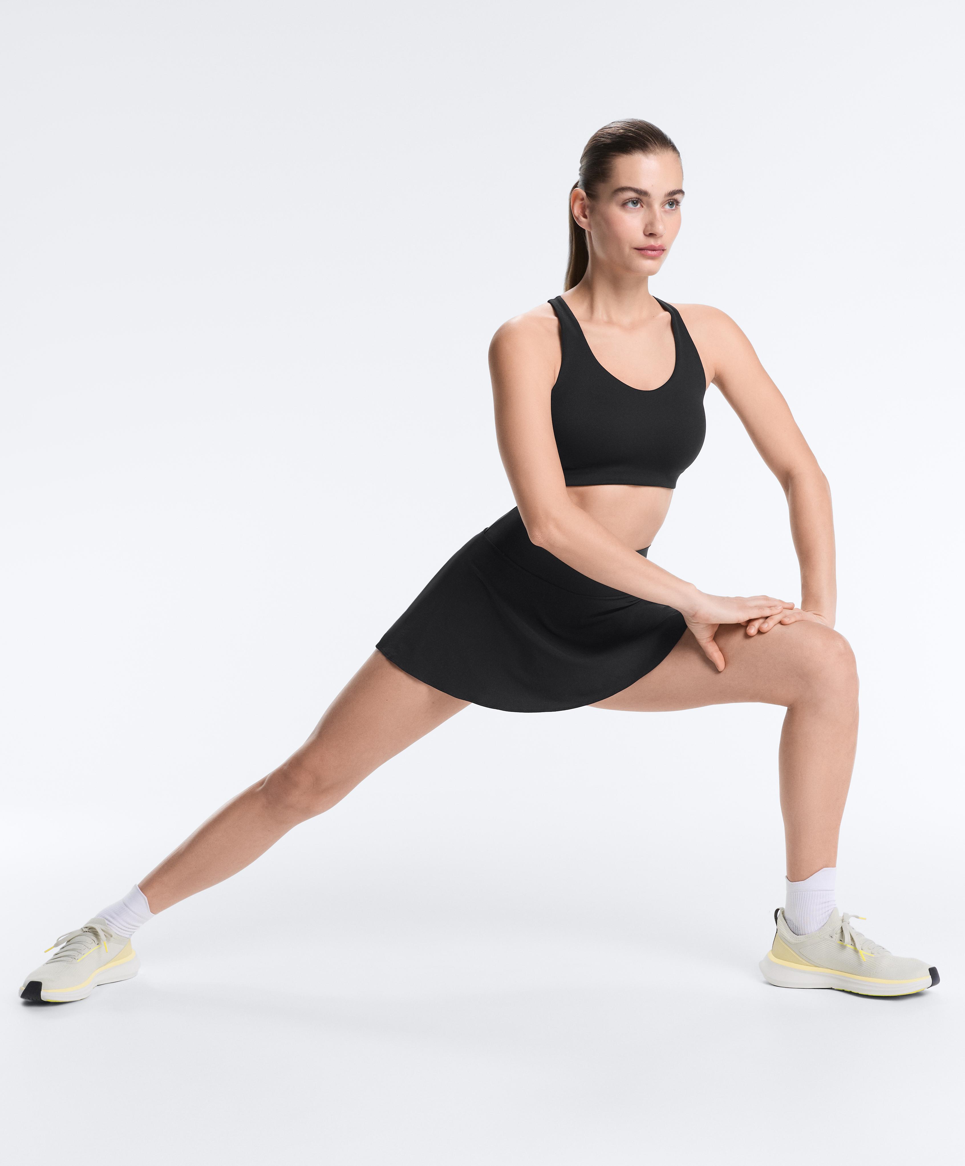 High rise Compressive skirt — BLACK