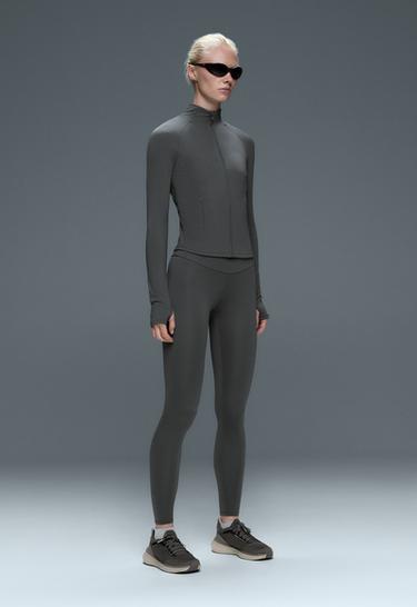 Houndstooth technical jacket — ANTHRACITE 4