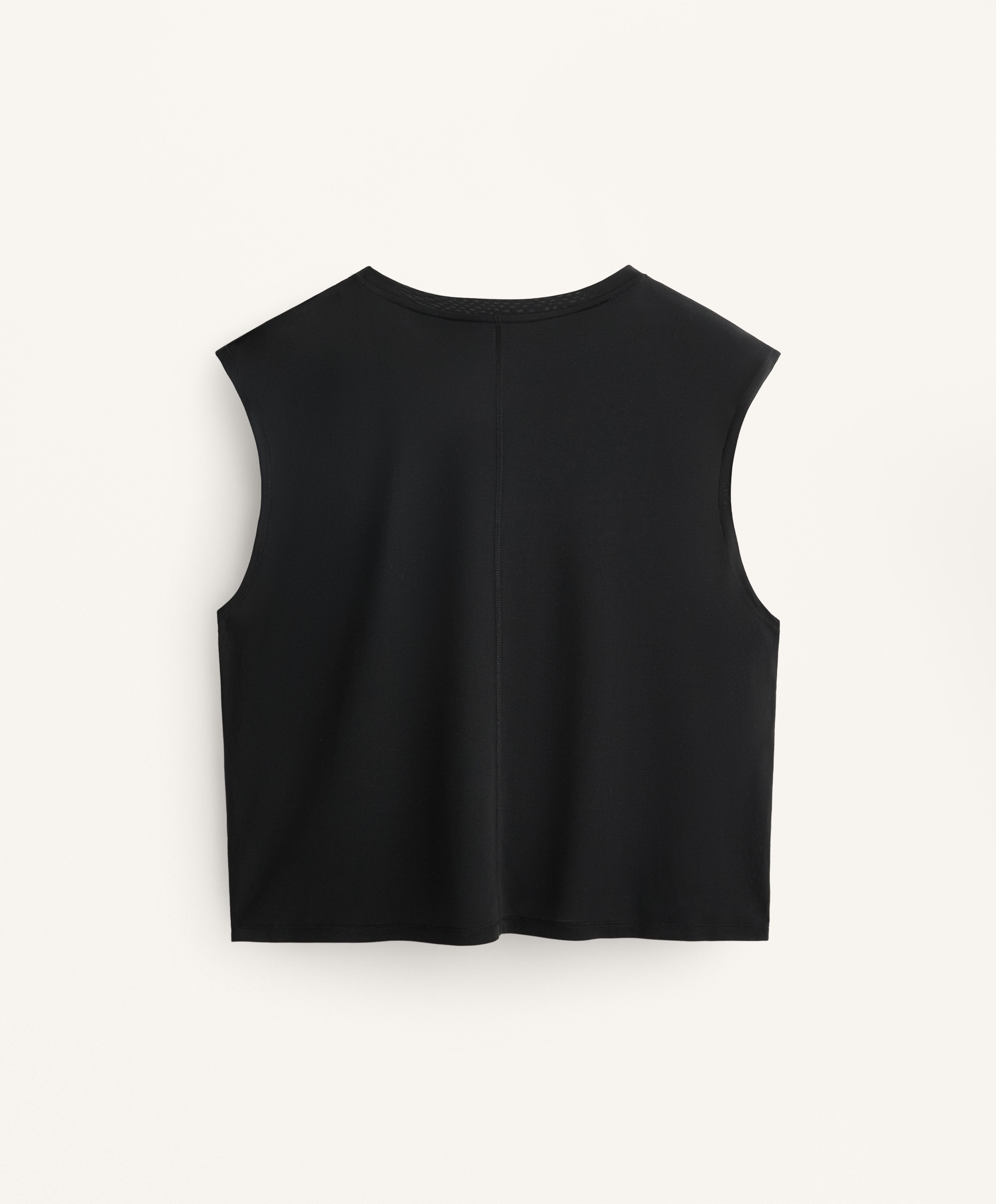 Modal blend sleeveless T-shirt