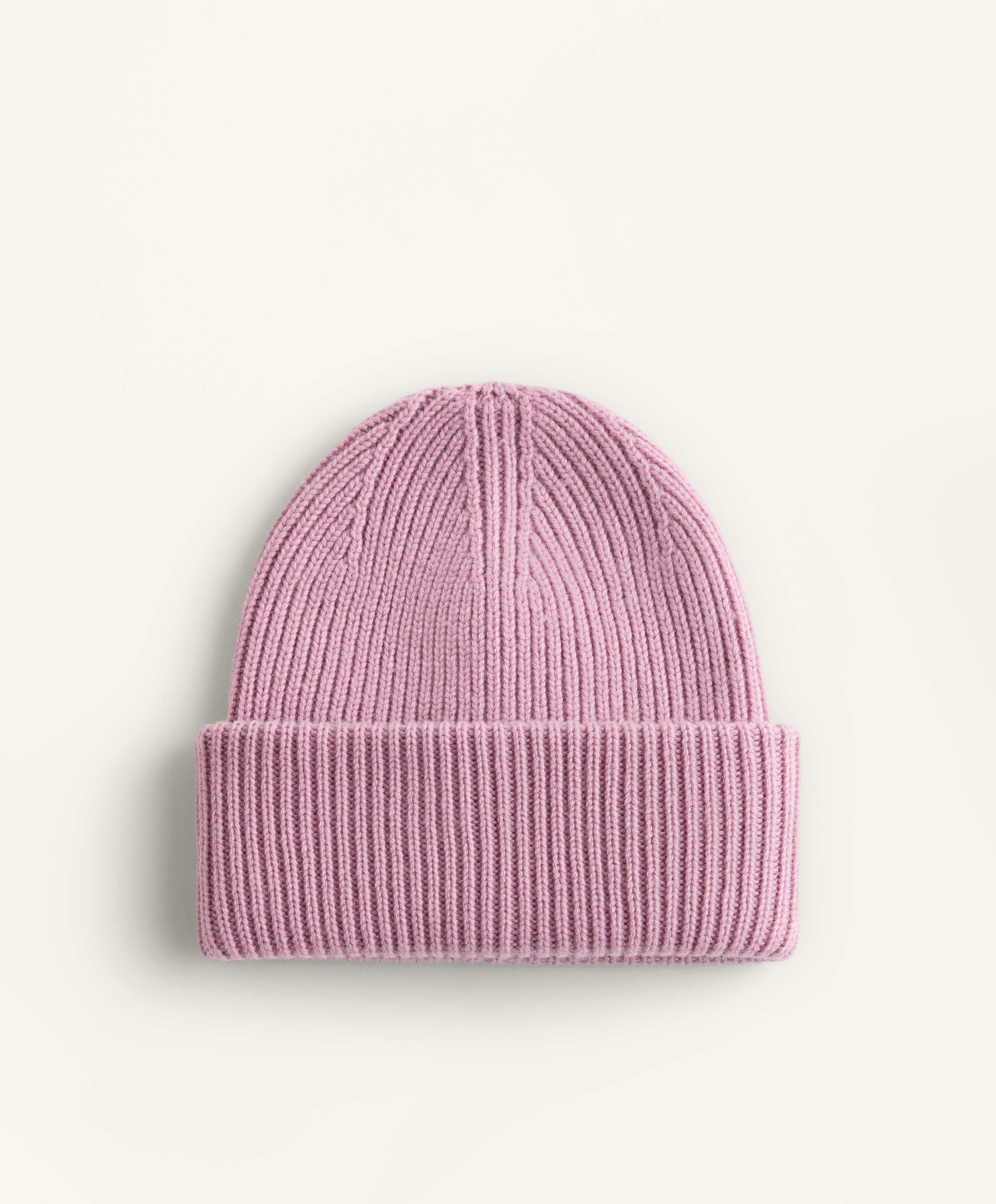 Wool blend knit pompom hat Wool blend knit pompom hat