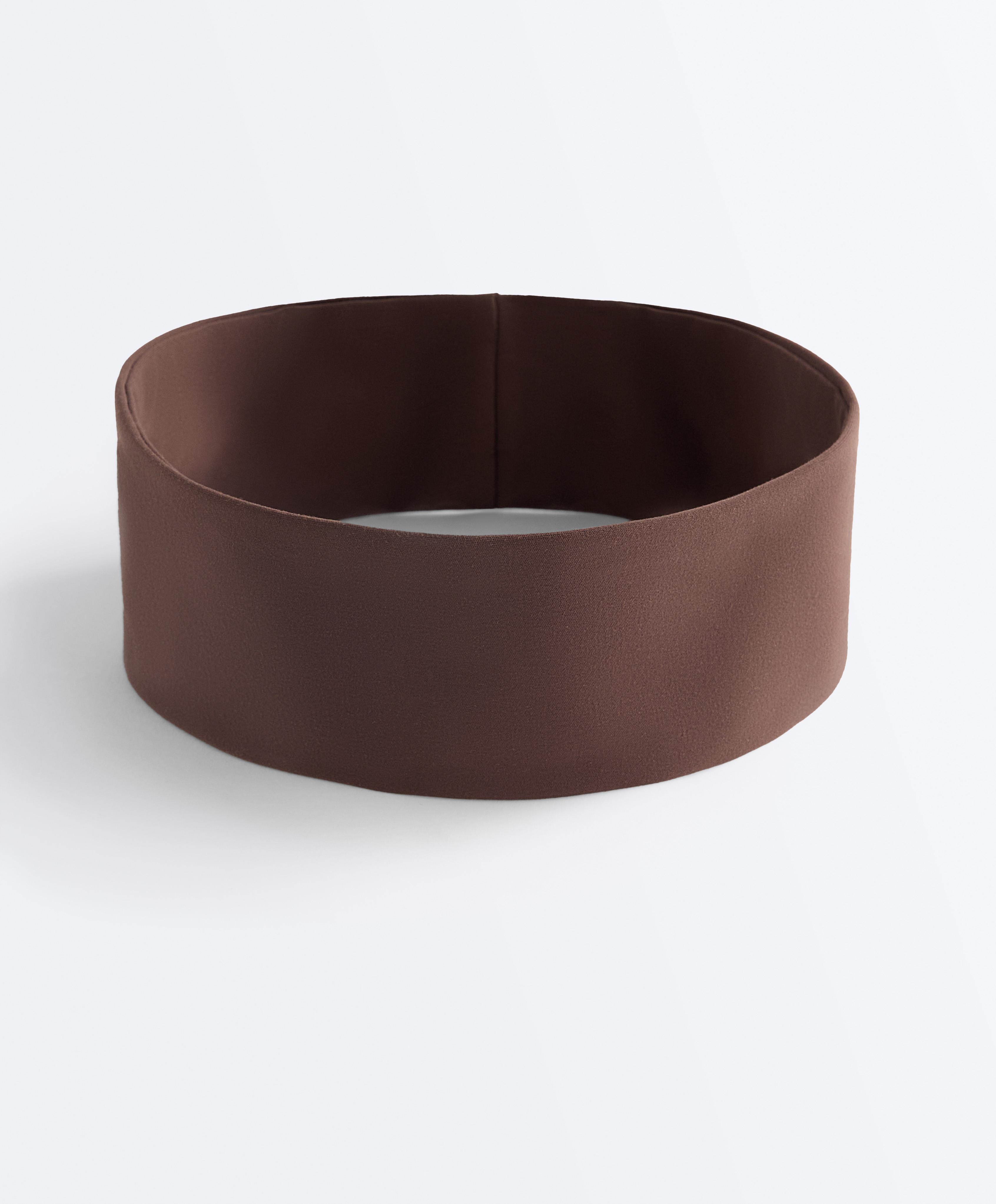 6cm sports headband — CHOCOLATE      