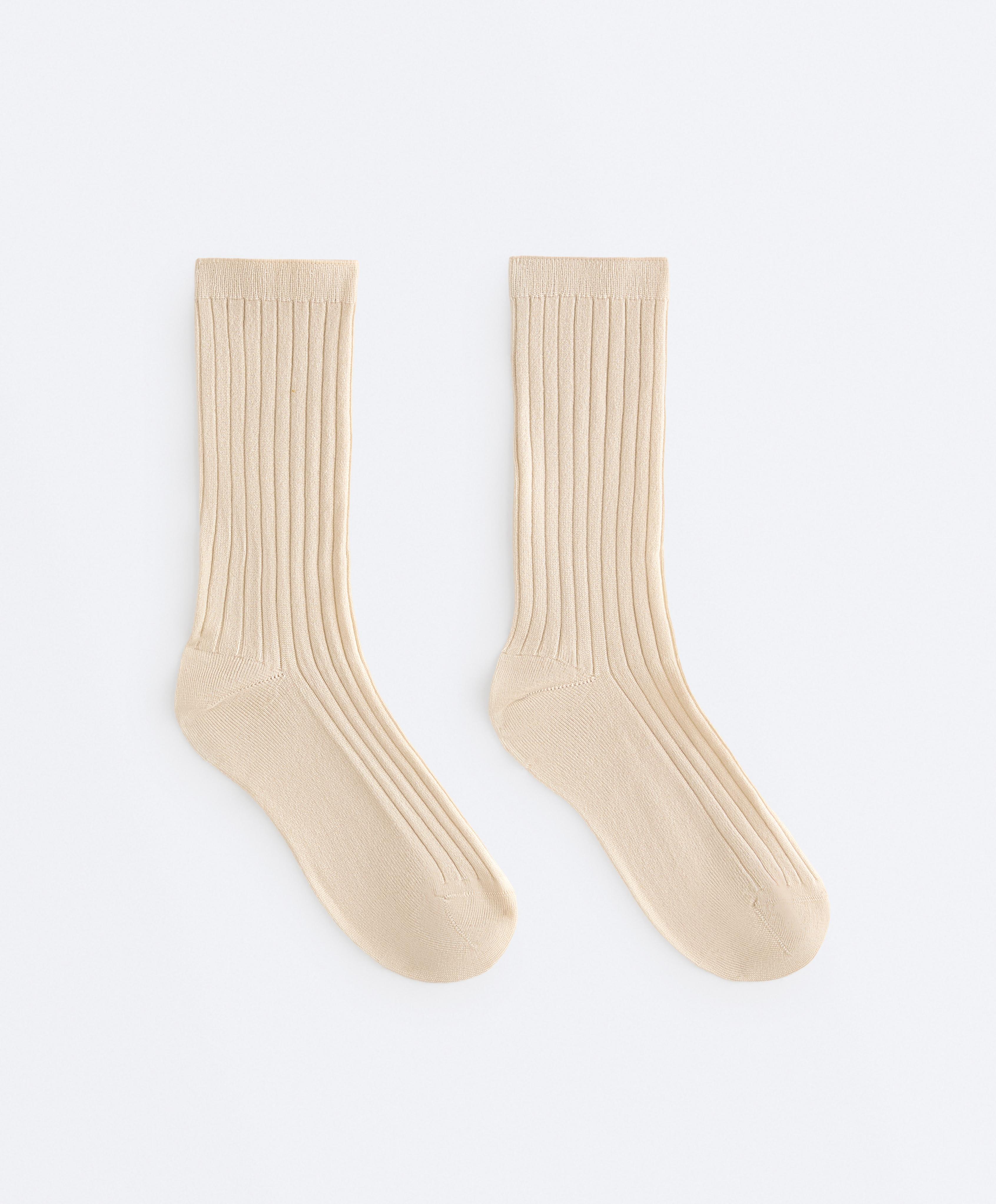 Classic Rib silk blend sock